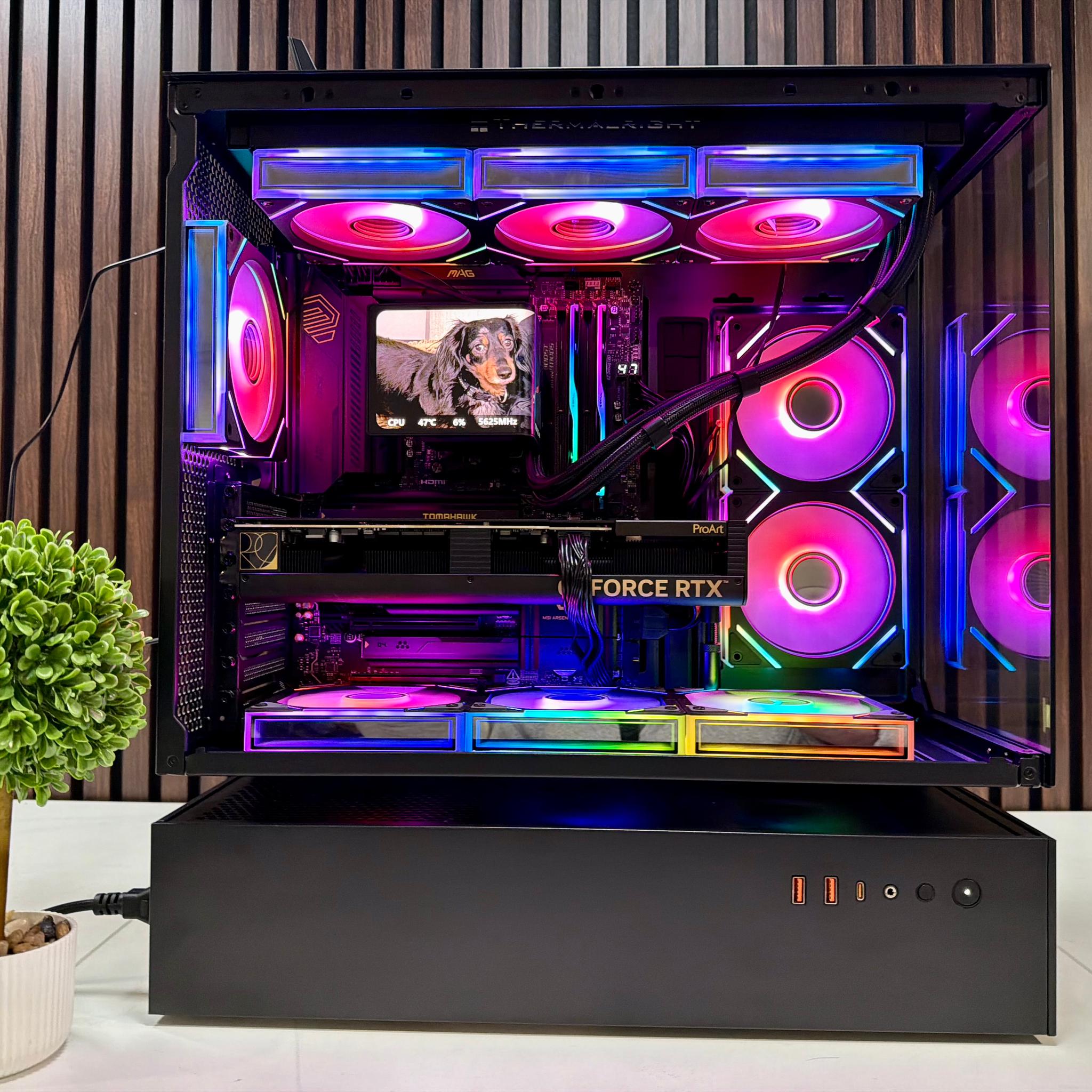 RTX 4080 Super | Ryzen 9850X3D | 32GB DDR5 | 2TB M.2 | 1300 Watt Gold PSU | LCD AIO