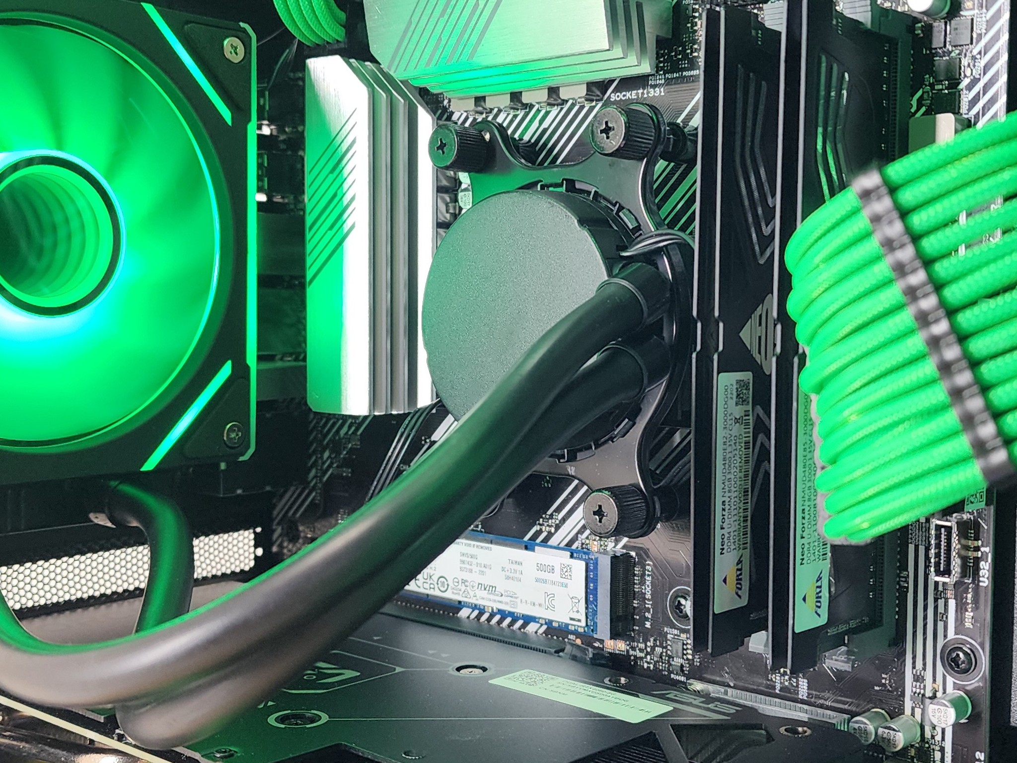 Gaming PC Ryzen 7 5700X 16GB RAM 500GB SSD RTX 4060 8GB Windows 11 Computer