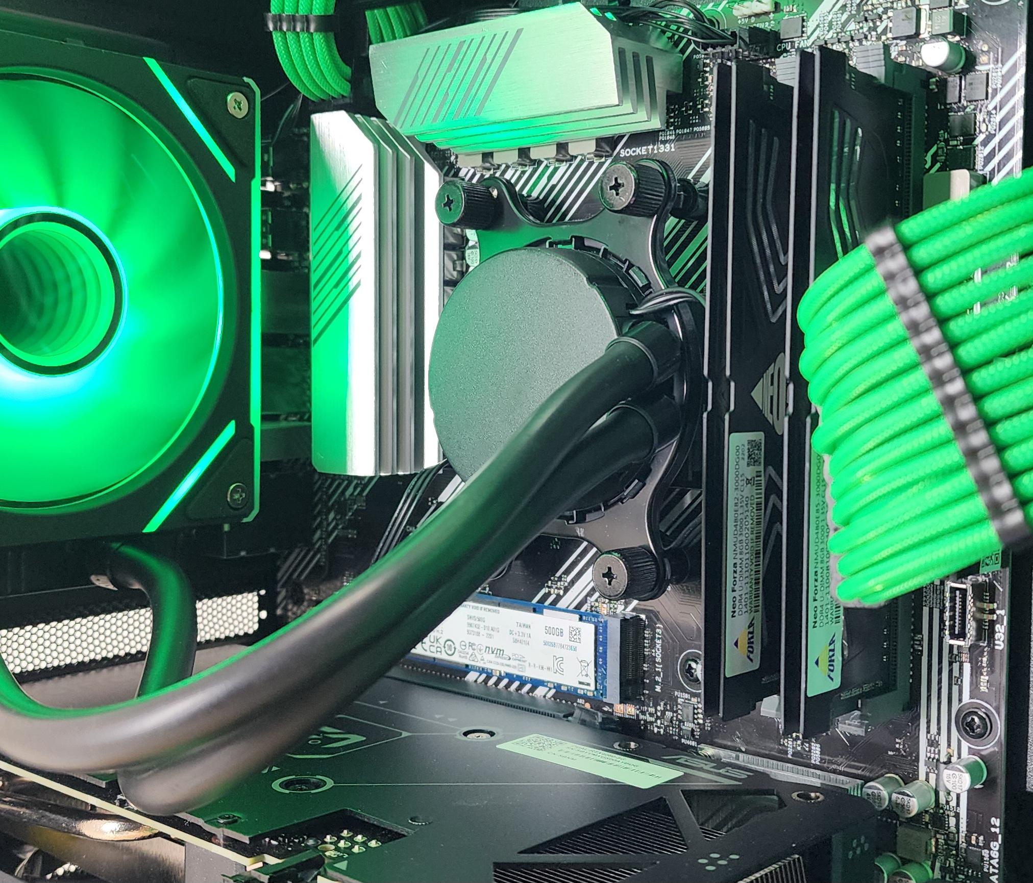 Gaming PC Ryzen 7 5700X 16GB RAM 500GB SSD RTX 4060 8GB Windows 11 Computer