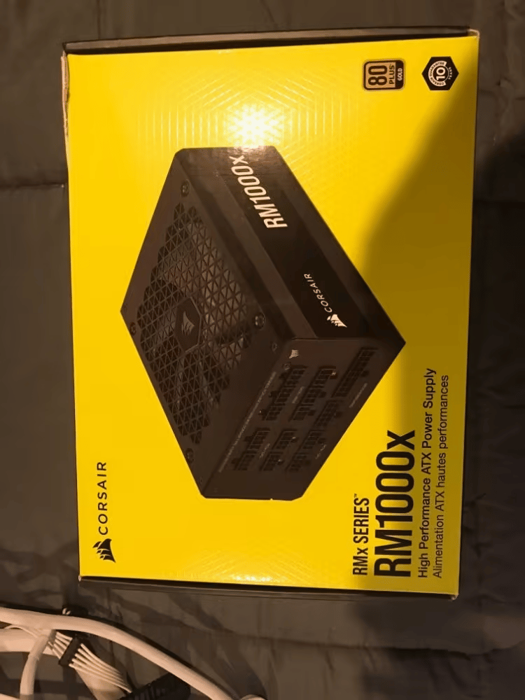 Corsair RMx 1000 W 80+ Gold Certified Fully Modular ATX Power Supply