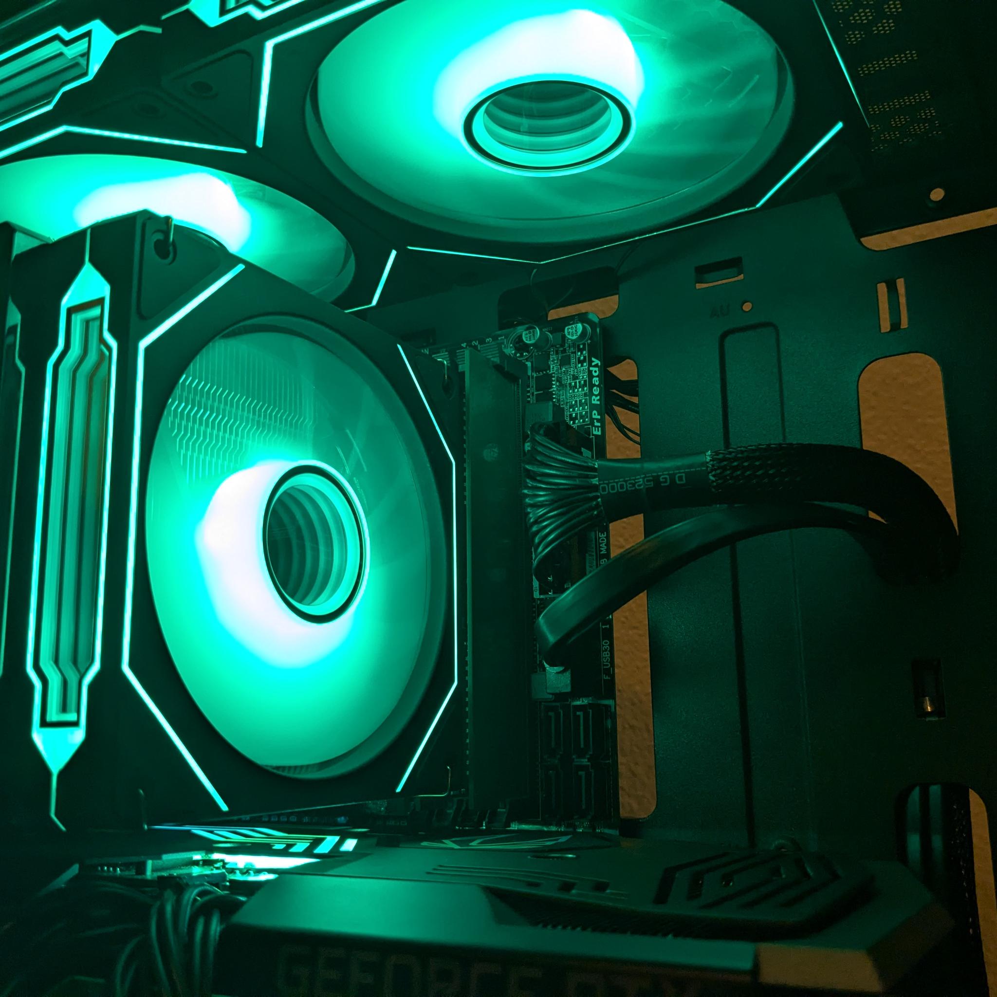Nvidia RTX 3070 + I7 6700 "The Obsidian IV for 1440p Medium" 16Gb RAM - 1tb NVME SSD - 550w PSU