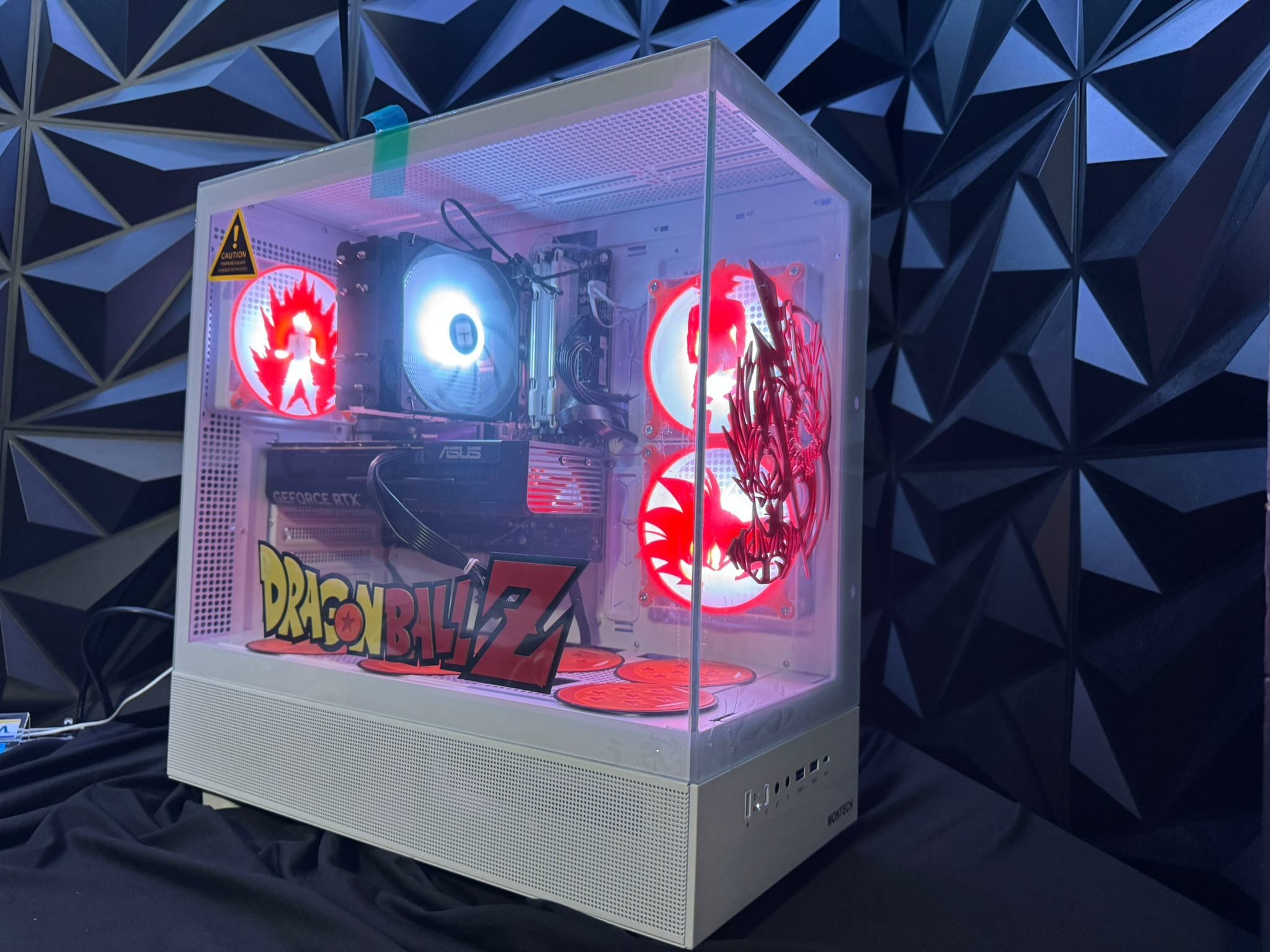 🔥 Son Goku Build 🐉⚡Ryzen 5 7500F | RTX 5060 | 32 GB DR55|1 TB NVMe|