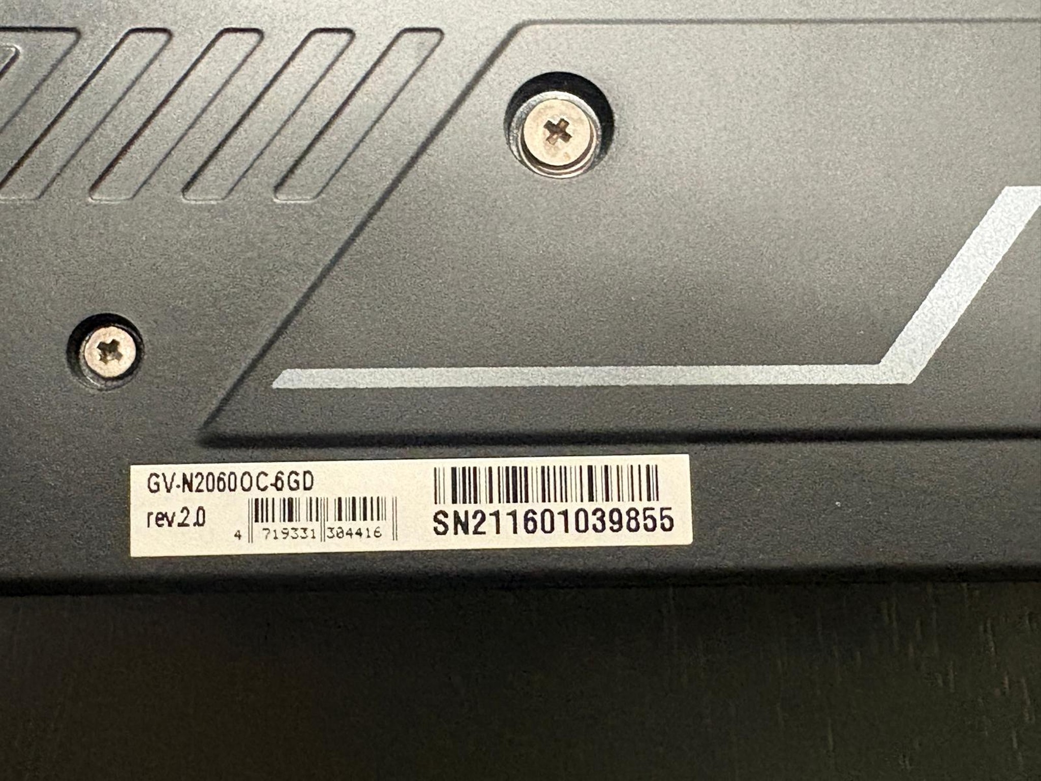GIGABYTE GeForce RTX 2060 MINI ITX OC 6G