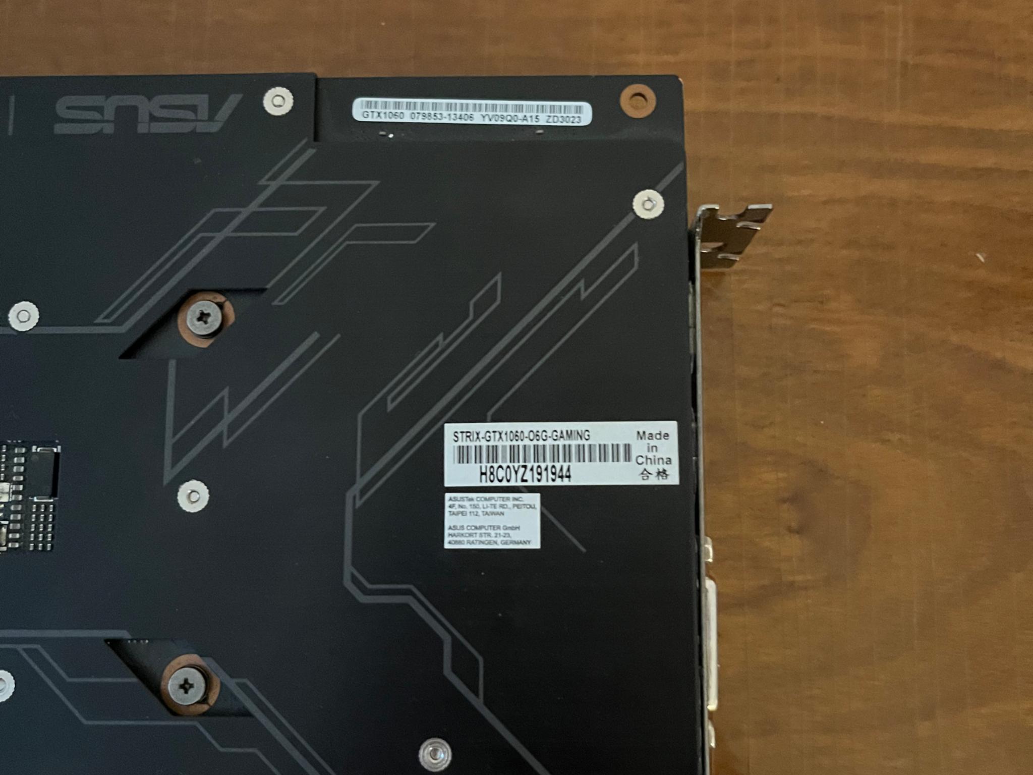 ASUS ROG GeForce GTX 1060 6GB