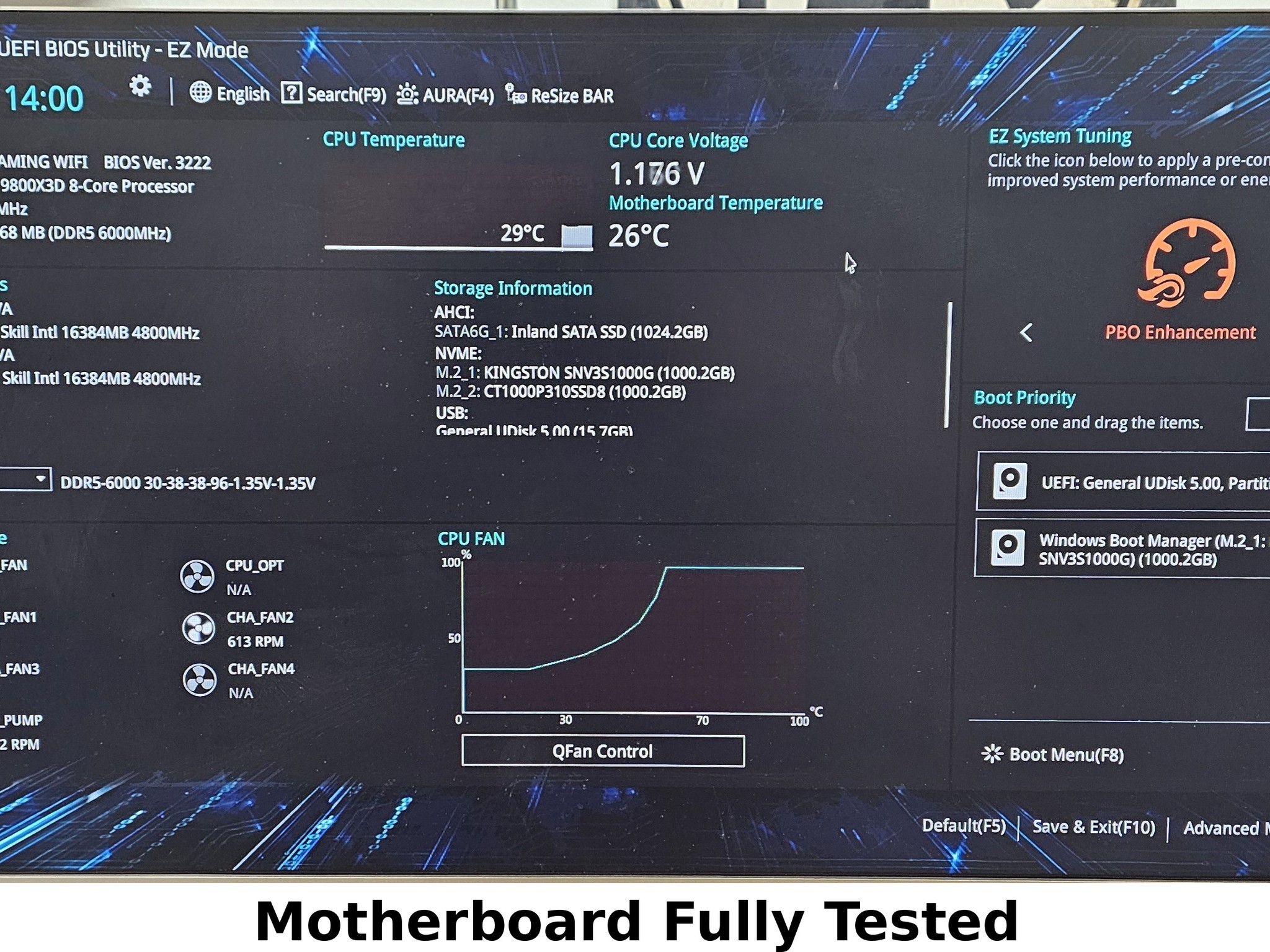ASUS B650E Max Gaming WIFI AMD AM5 DDR5 ATX Motherboard