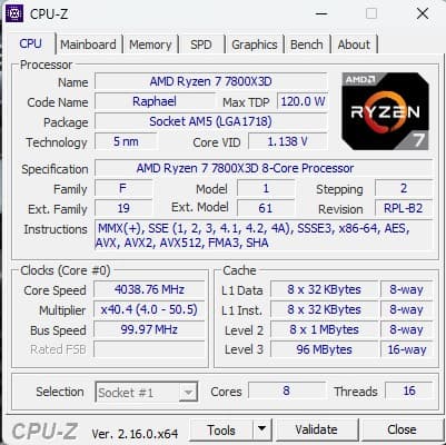 AMD Ryzen 7 7800X3D + 32GB DDR5-6000 CL36 G.Skill Flare X5 RAM Bundle