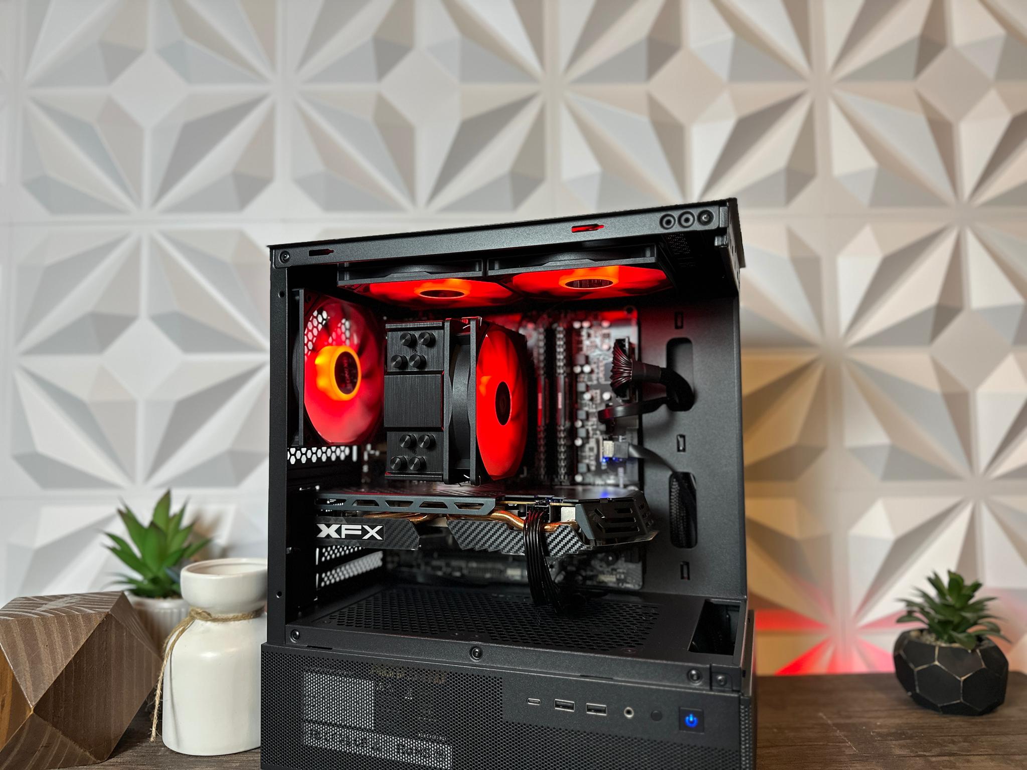 ⚫️Dark Magic♟️ Gaming PC ~ intel I5, 16GB DDR4, RX580, 512GB SSD! Full ARGB!