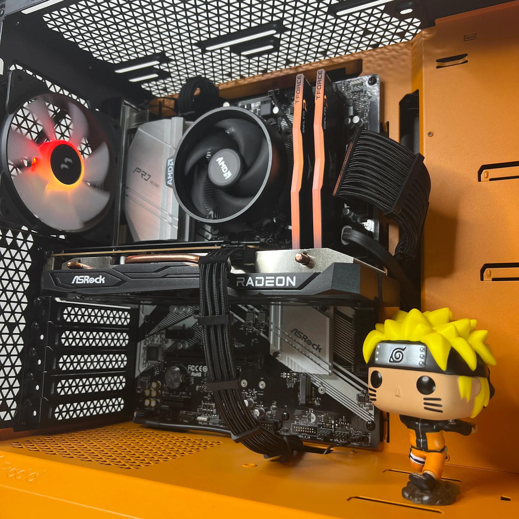 🔶🦊🖤Naruto | Ryzen 5 5600G | RX 6650xt 8GB | 16GB RAM 🖤🦊🔶