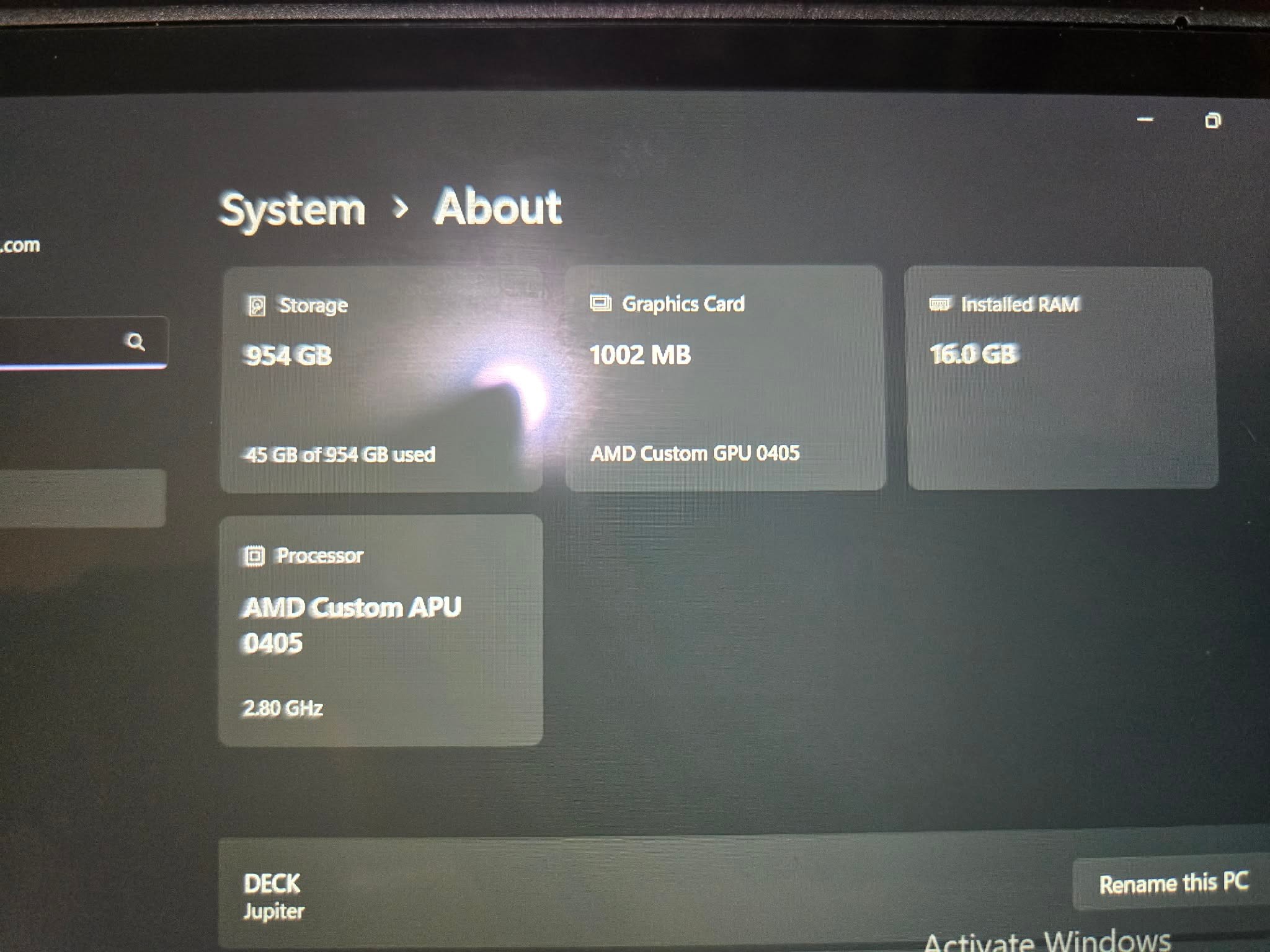 Valve Steam Deck Handheld Gaming Console 1TB, 7 inch Touchscreen 1280 x 800 LCD Display