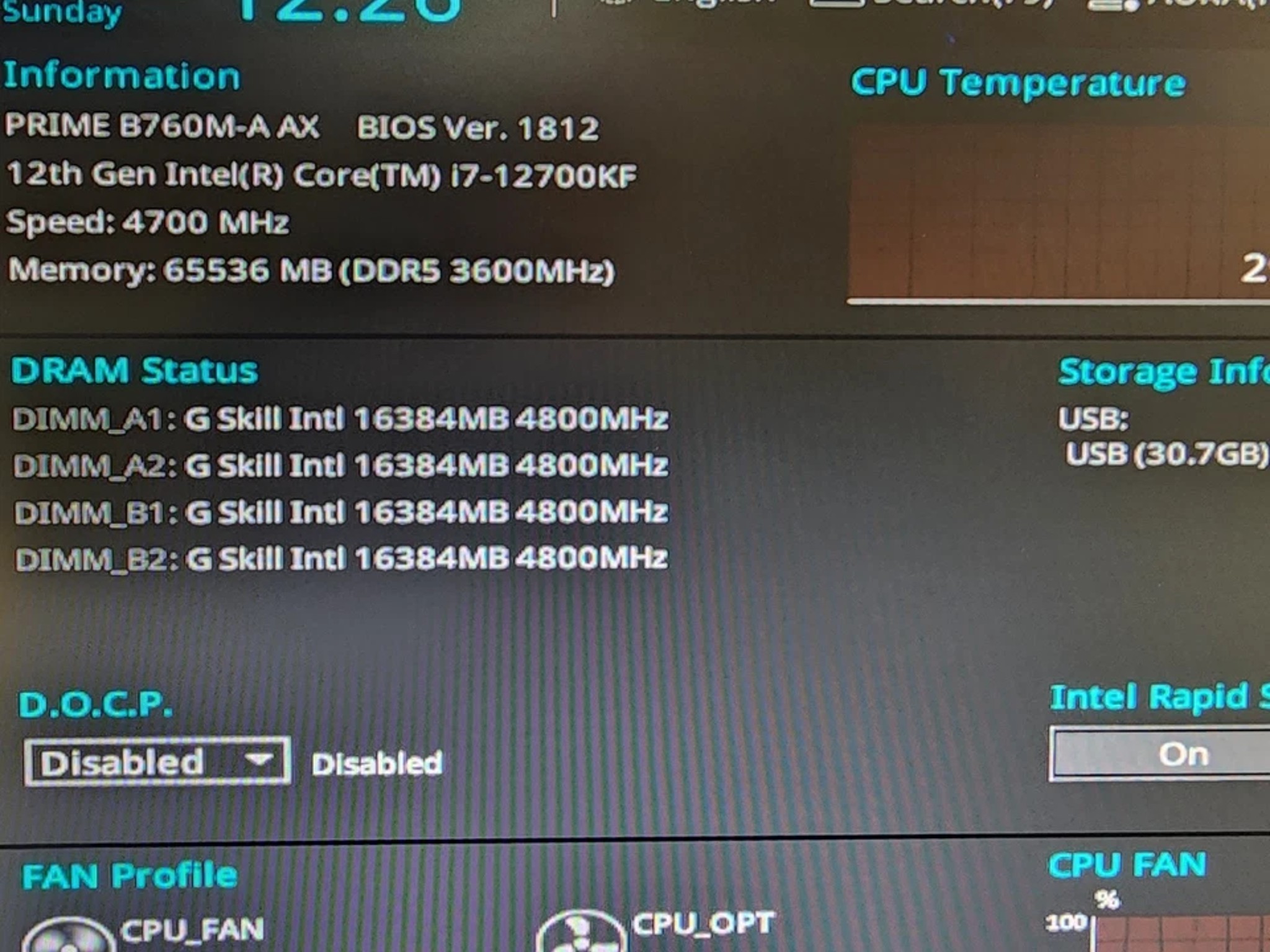 UPDATED BIOS ASUS PRIME B760M-A AX WIFI DDR4 LGA1700 MATX Motherboard