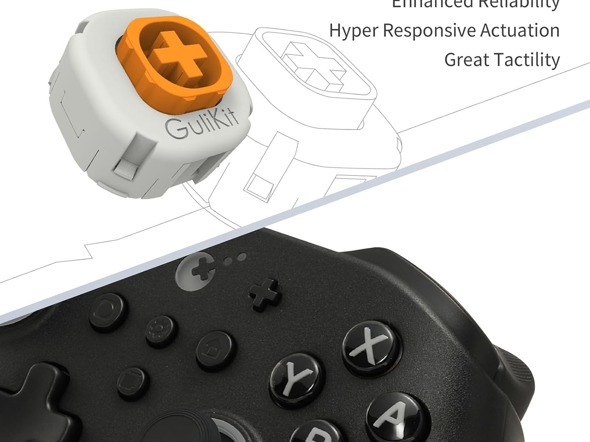 Gulikit Kk3 Pro Video Game Controller Black