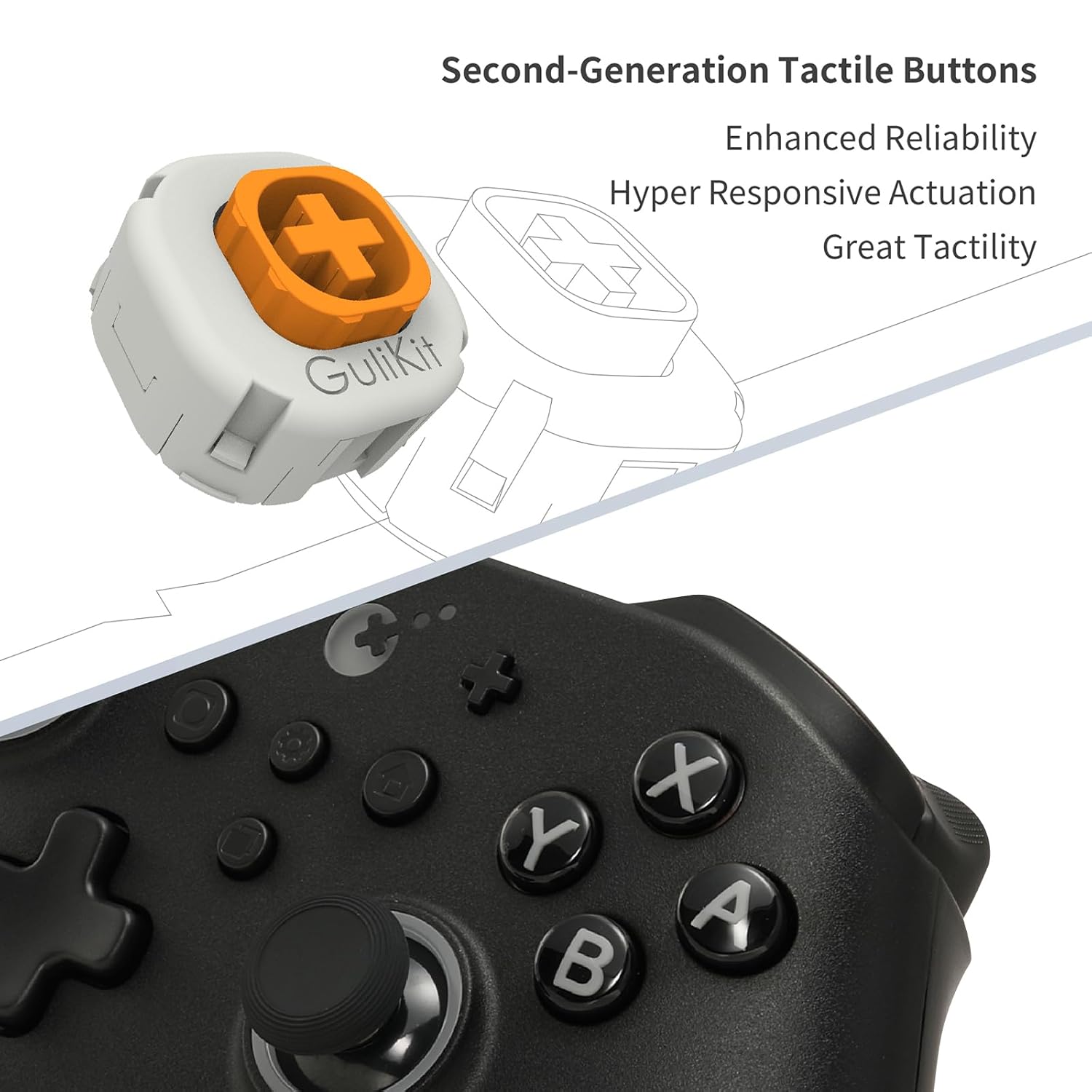 Gulikit Kk3 Pro Video Game Controller Black