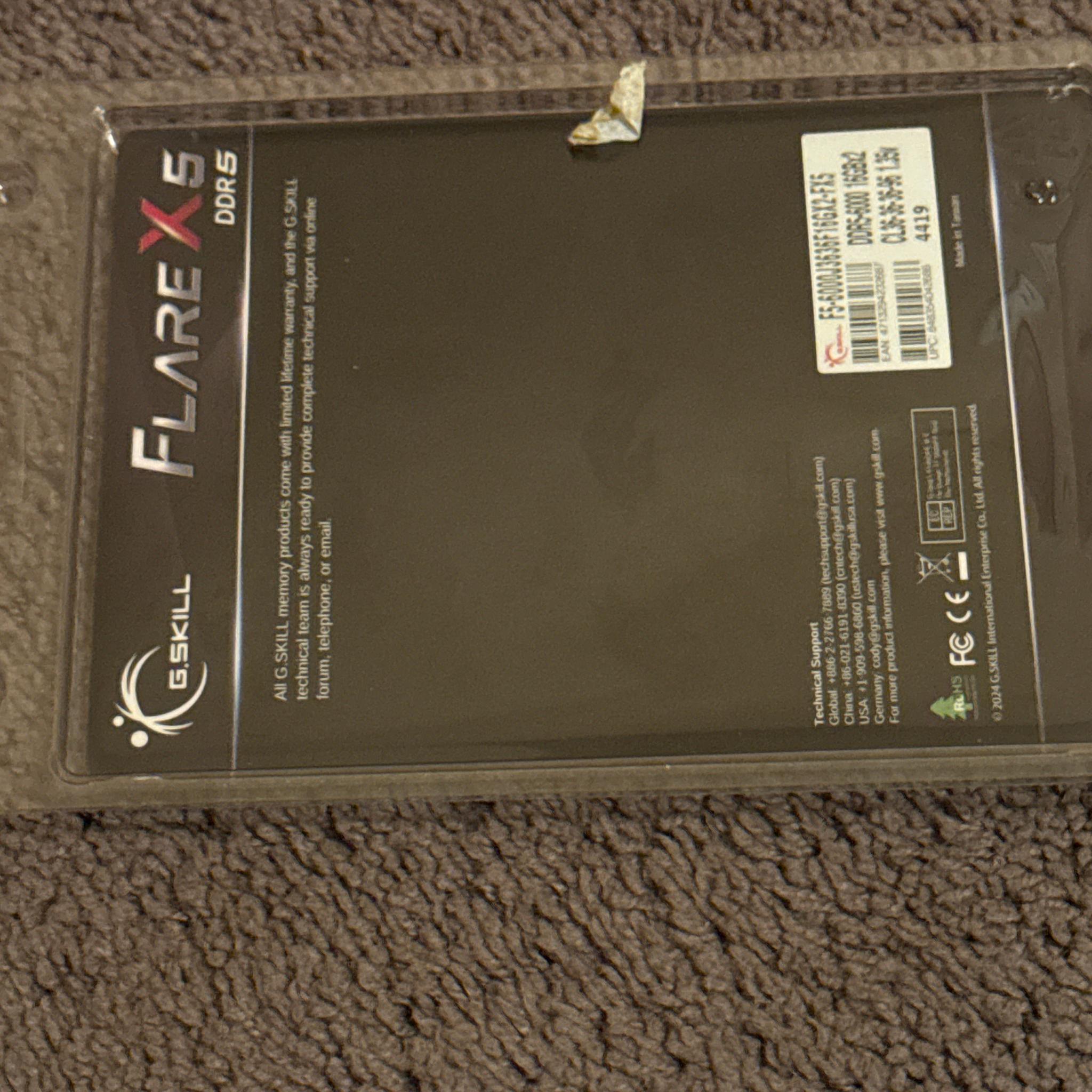 G.SKILL FLARE X5 SERIES DDR5 32 GB 2x16