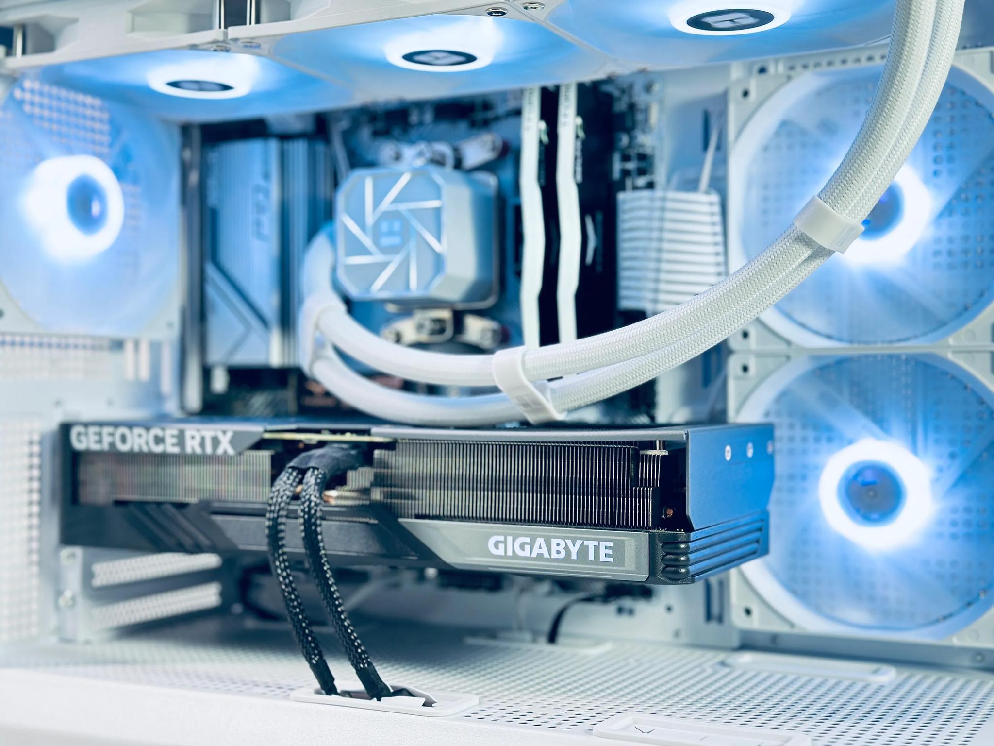 ☃️🌨️Liquid Cooled Gaming PC❄️Nvidia RTX 4070 12GB❄️AMD Ryzen 7 5800X 8 core❄️32GB DDR4❄️1TB NVME