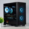 ♠️♥️ Black Gaming PC – RTX 2070 Super, Ryzen 5 3600, 16GB RAM, 1TB SSD - WiFi, BlueTooth ♥️♠️