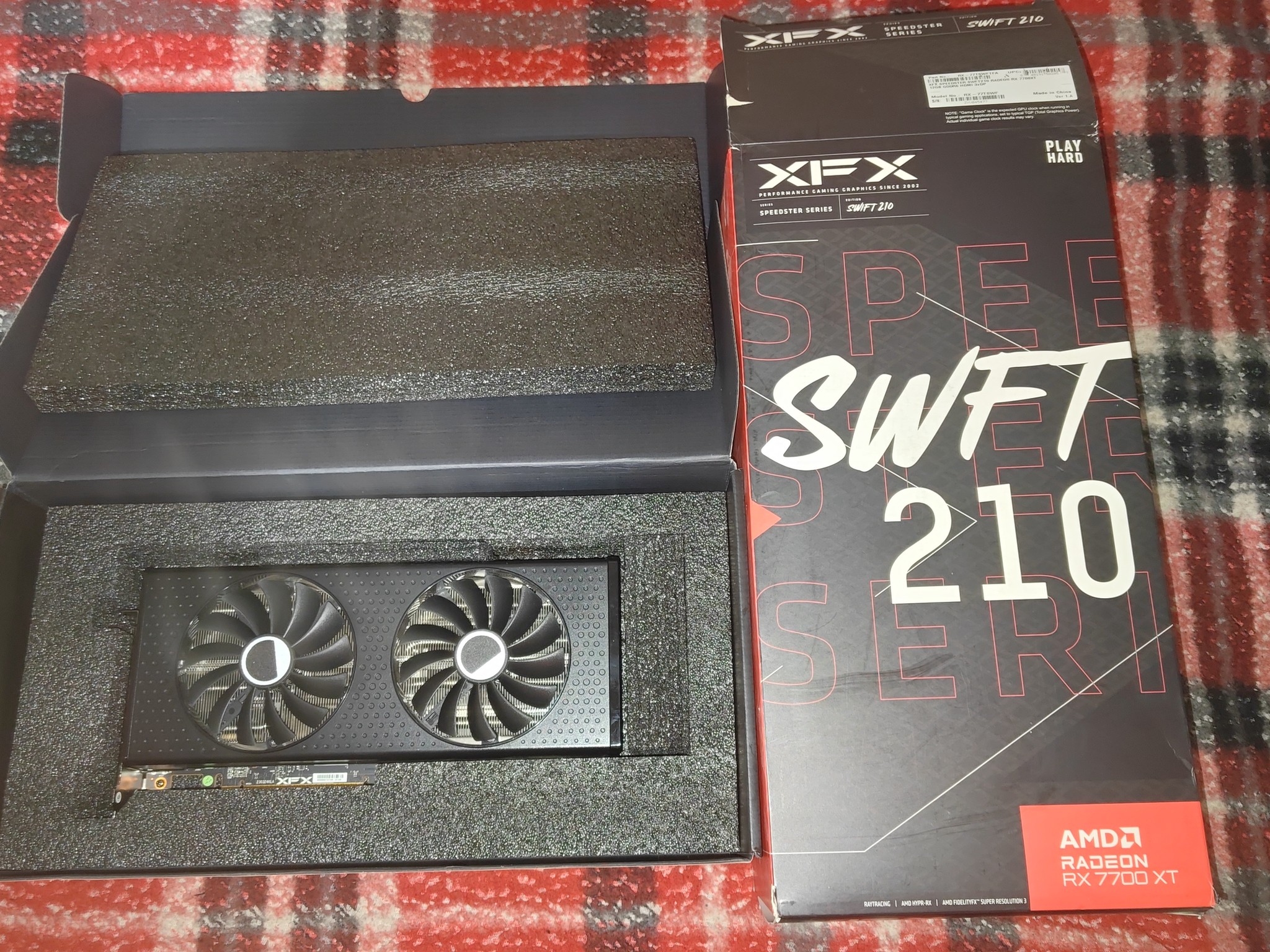 Ryzen 7 5800x and Radeon 7700xt (No case or storage)