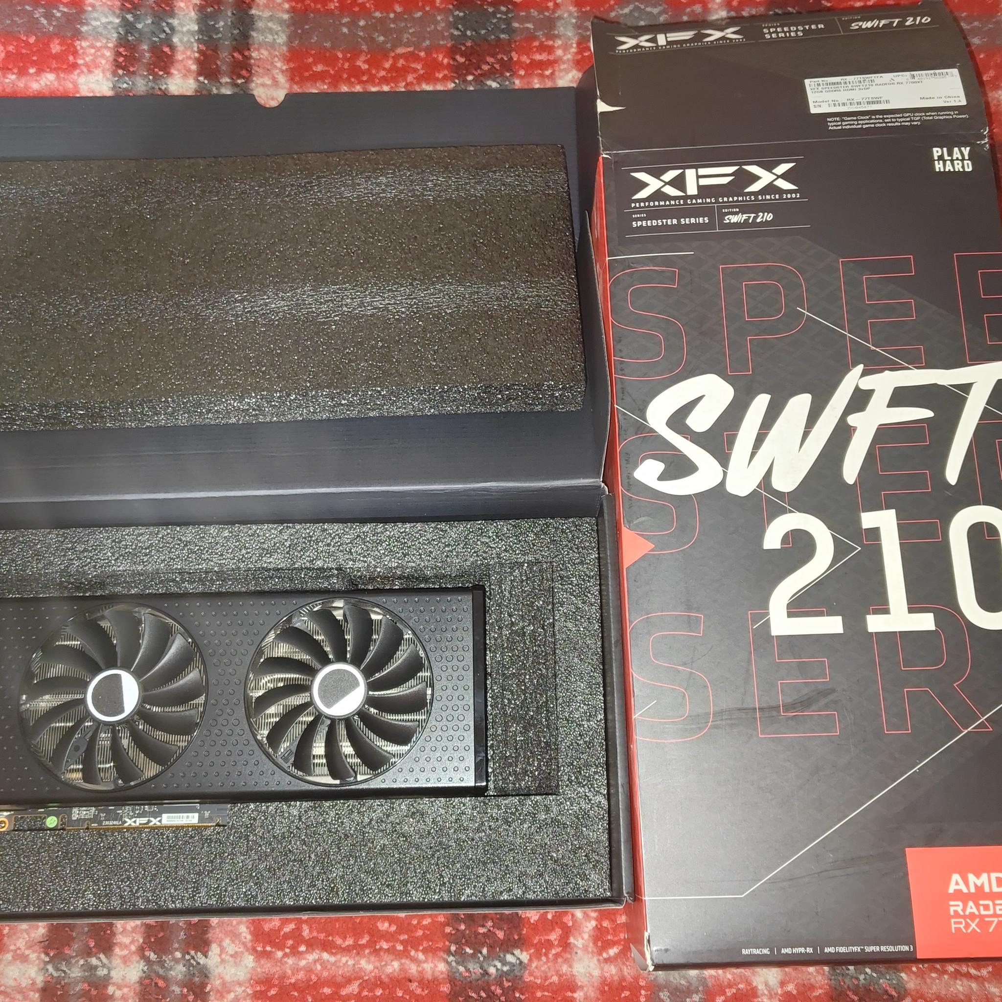 Ryzen 7 5800x and Radeon 7700xt (No case or storage)