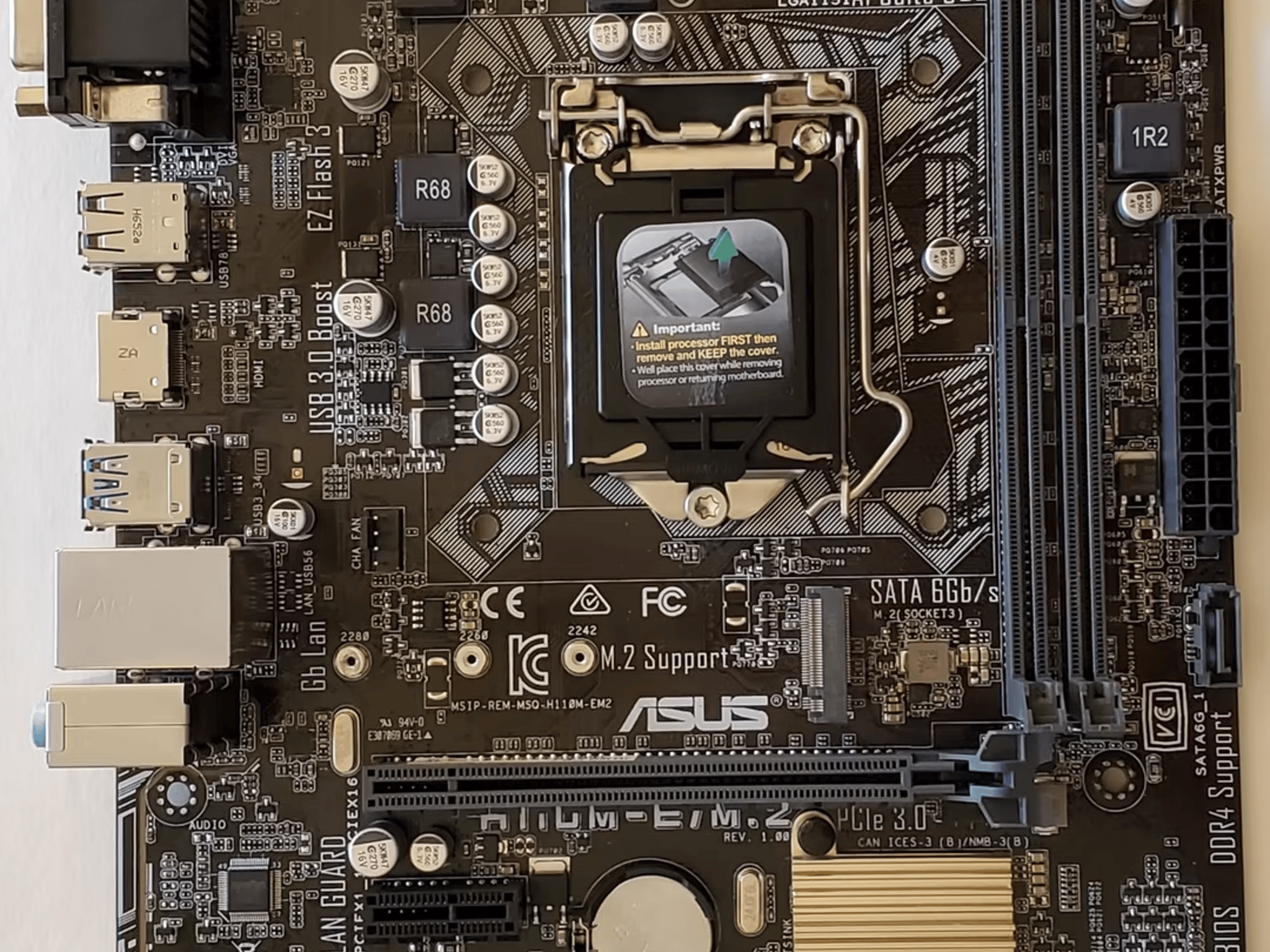 Asus H110M-E/M.2 Micro ATX LGA 1151 Motherboard