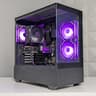 Black RGB Gaming PC - Ryzen 5 5500 - RTX 5060
