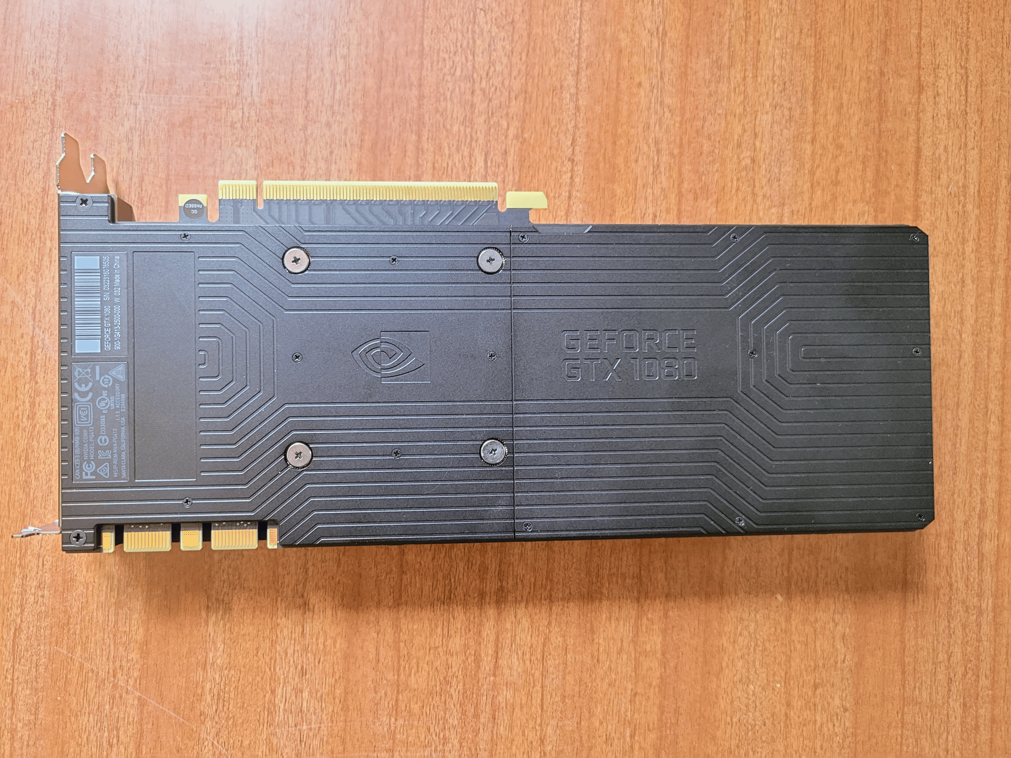 Nvidia Geforce GTX 1080 8 GB Founder's Edition - gently used