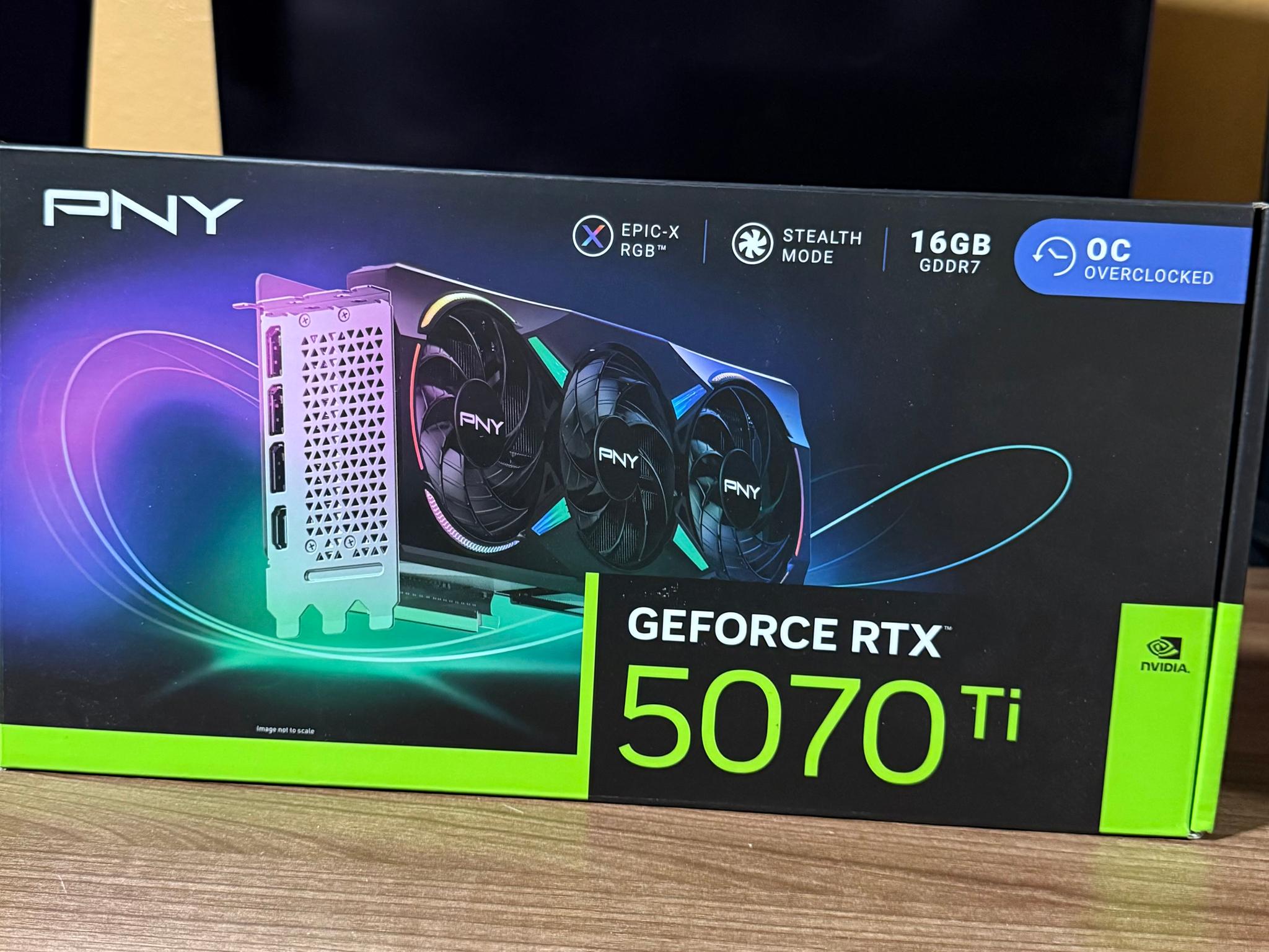 PNY Nvidia GeForce RTX 5070 ti OC