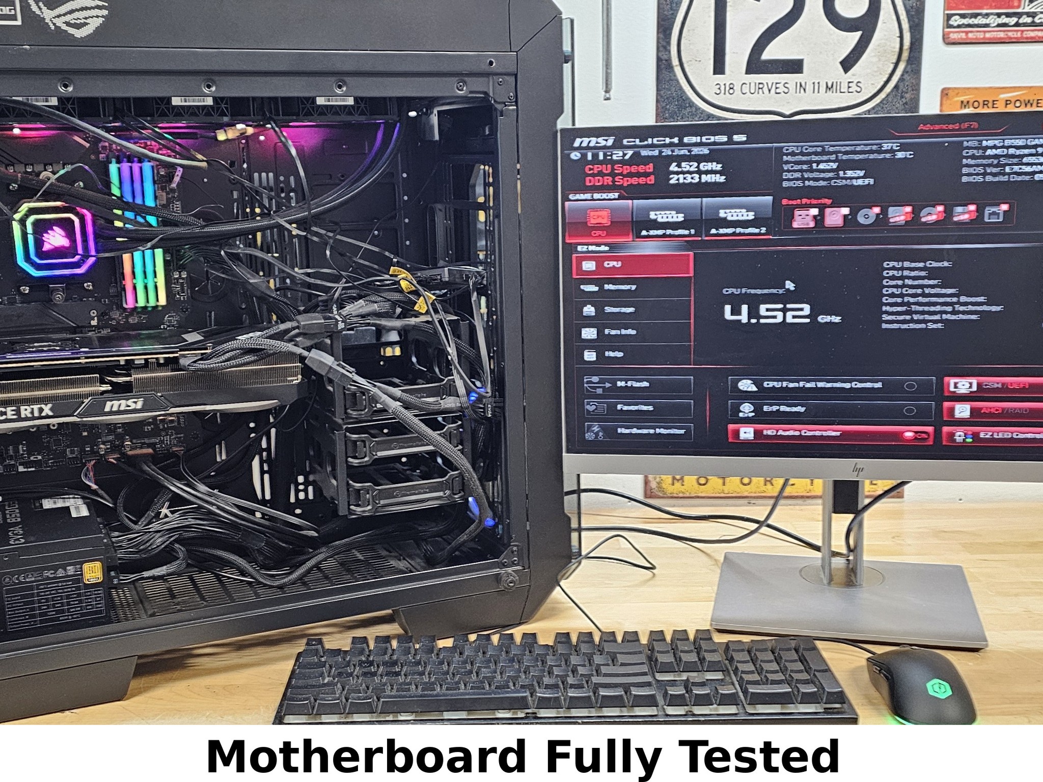 MSI MPG B550 Gaming Plus AM4 DDR4 ATX Motherboard