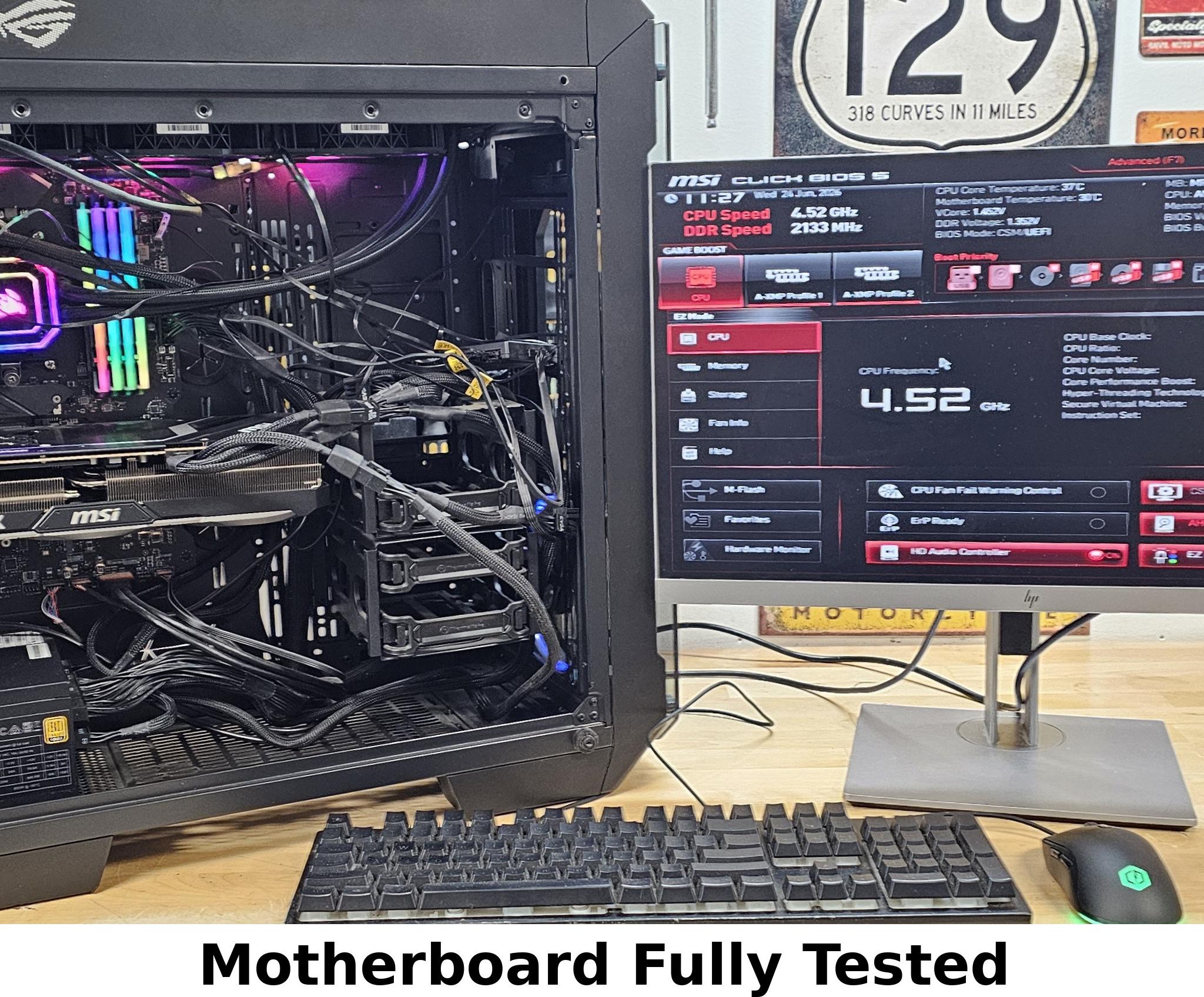 MSI MPG B550 Gaming Plus AM4 DDR4 ATX Motherboard
