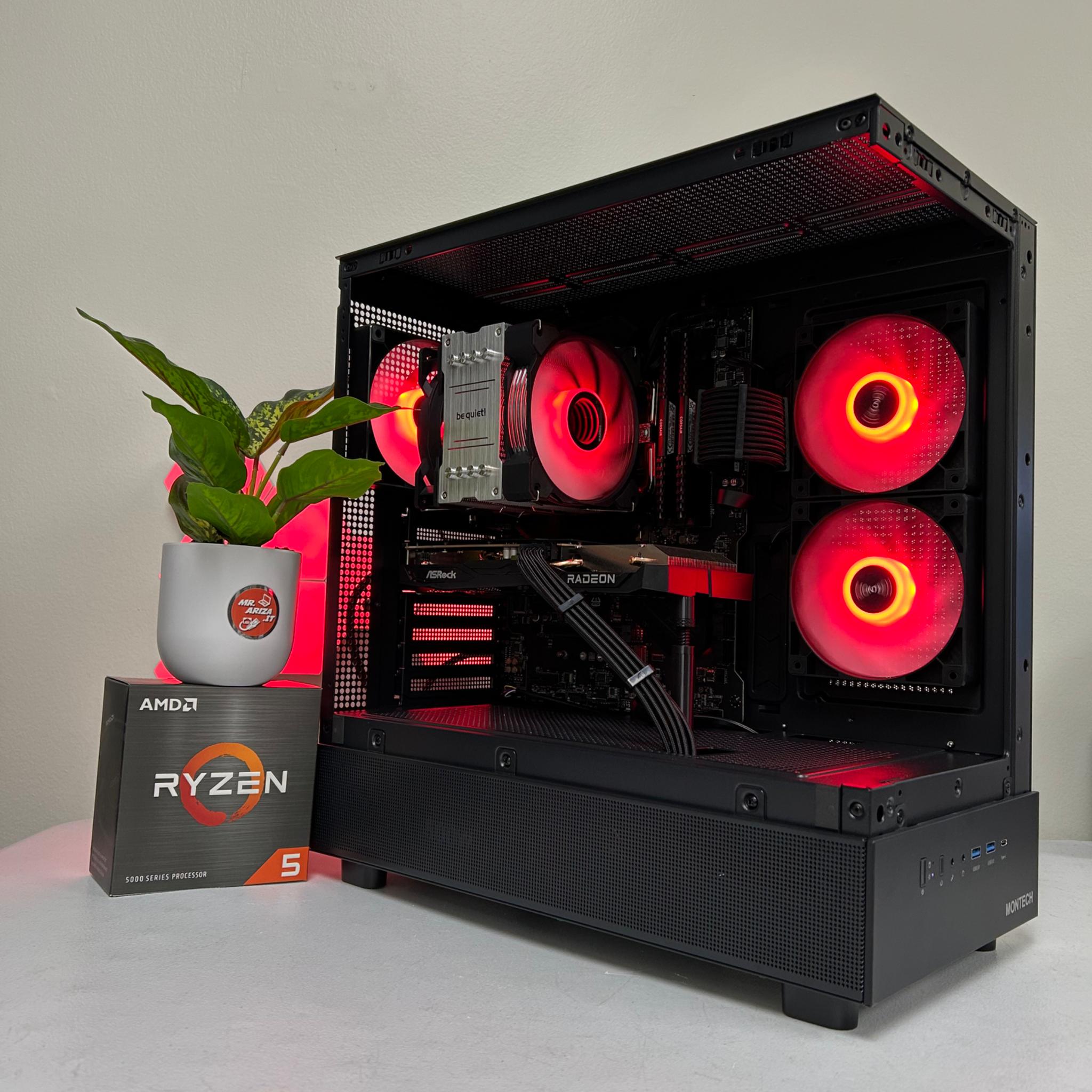 🎮 "Storm Ray RX6600" – Smooth 1080p Gaming in Style! 🌩️🖥️