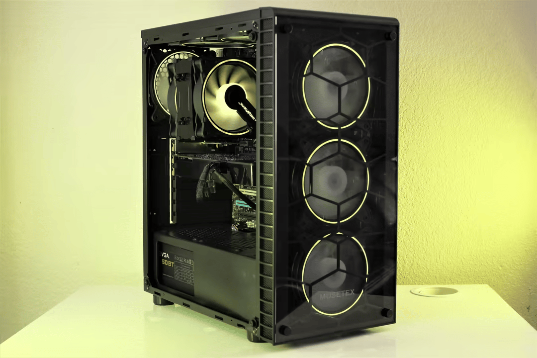 BLUE BUDGET RGB GAMING PC | Intel Core I5-3570K | PNY GeForce GTX 670 | Corsair XMS3 16gb 
