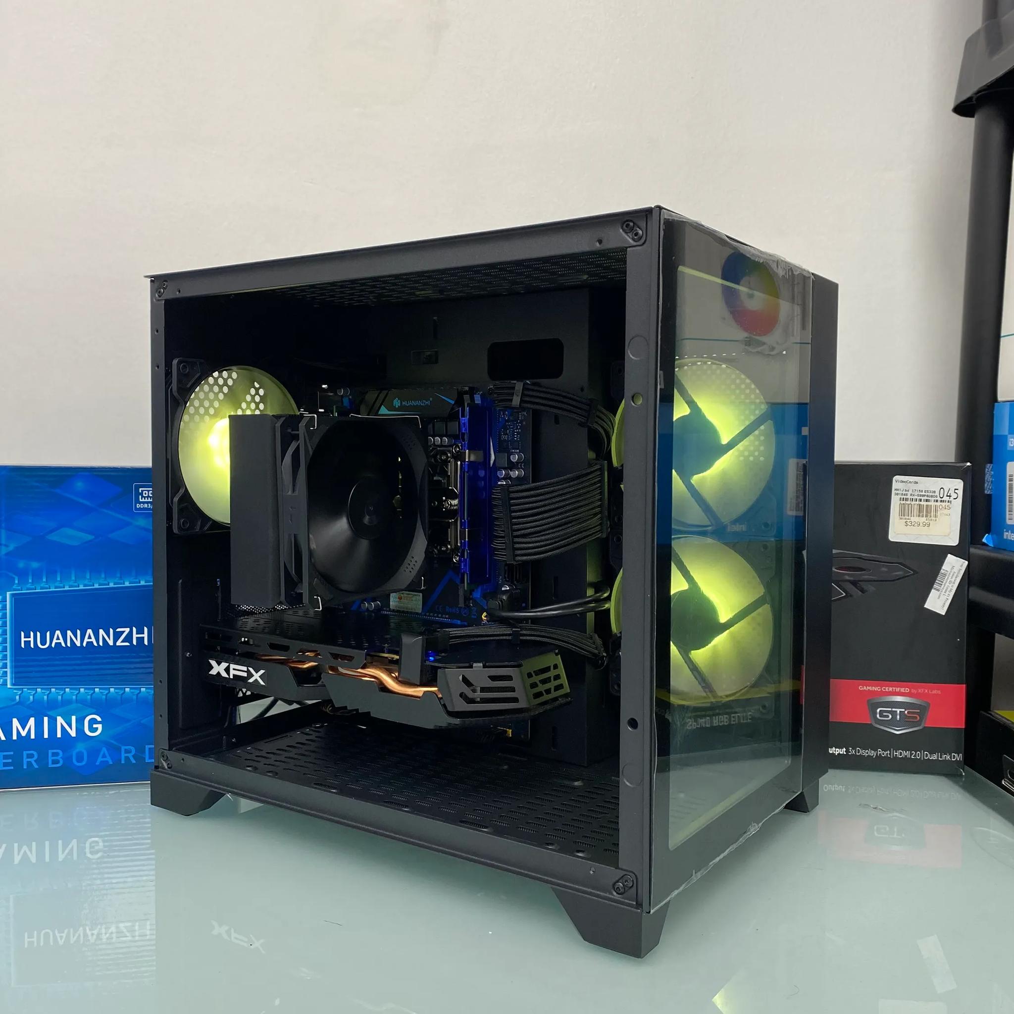 Xeon E5-2670 v3 12C/24T / XFX RX 580 8GB / 32GB DDR4/ 512 GB