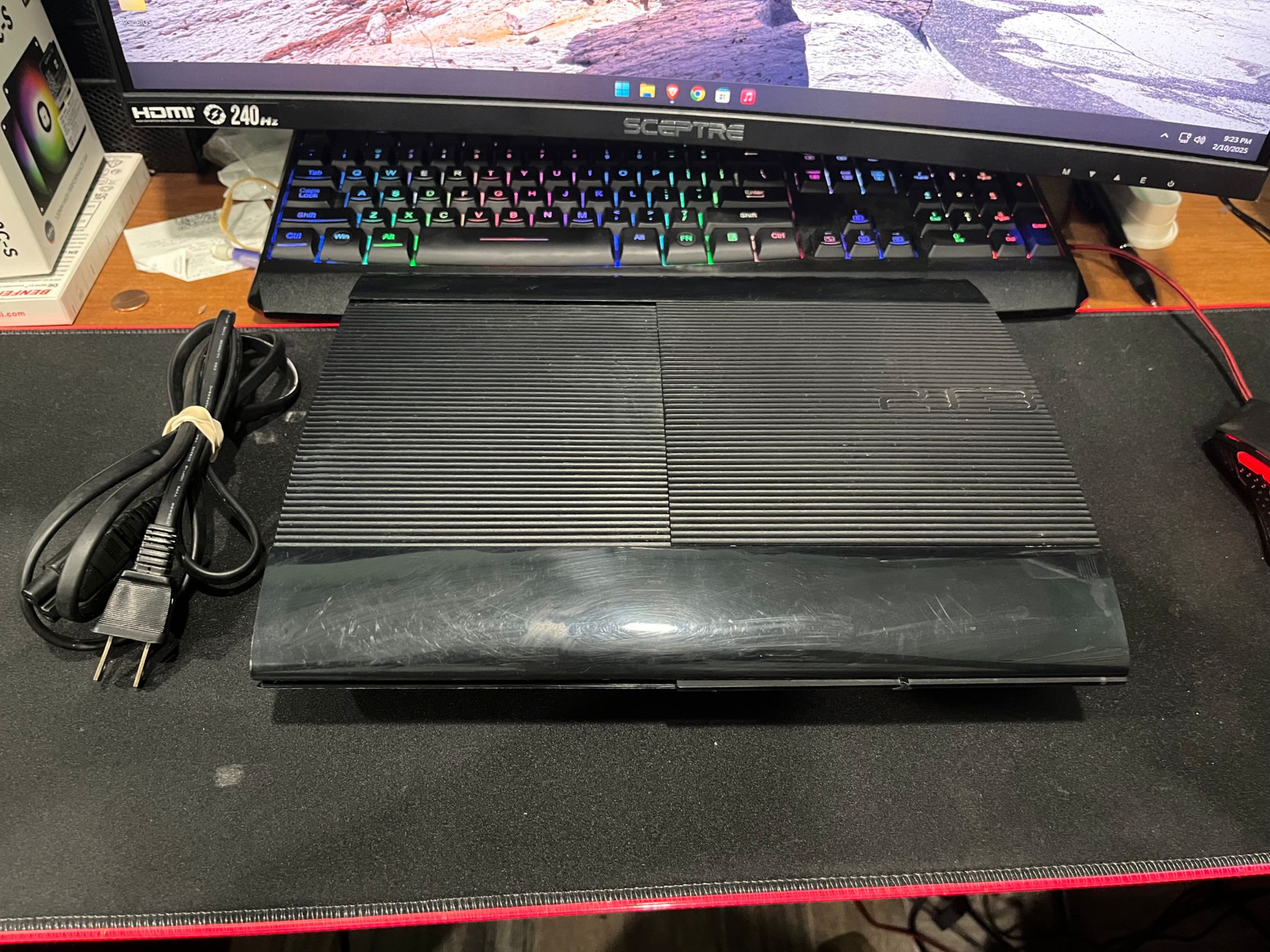 Modded PS3 Super Slim 12GB+500GB Hard Drive