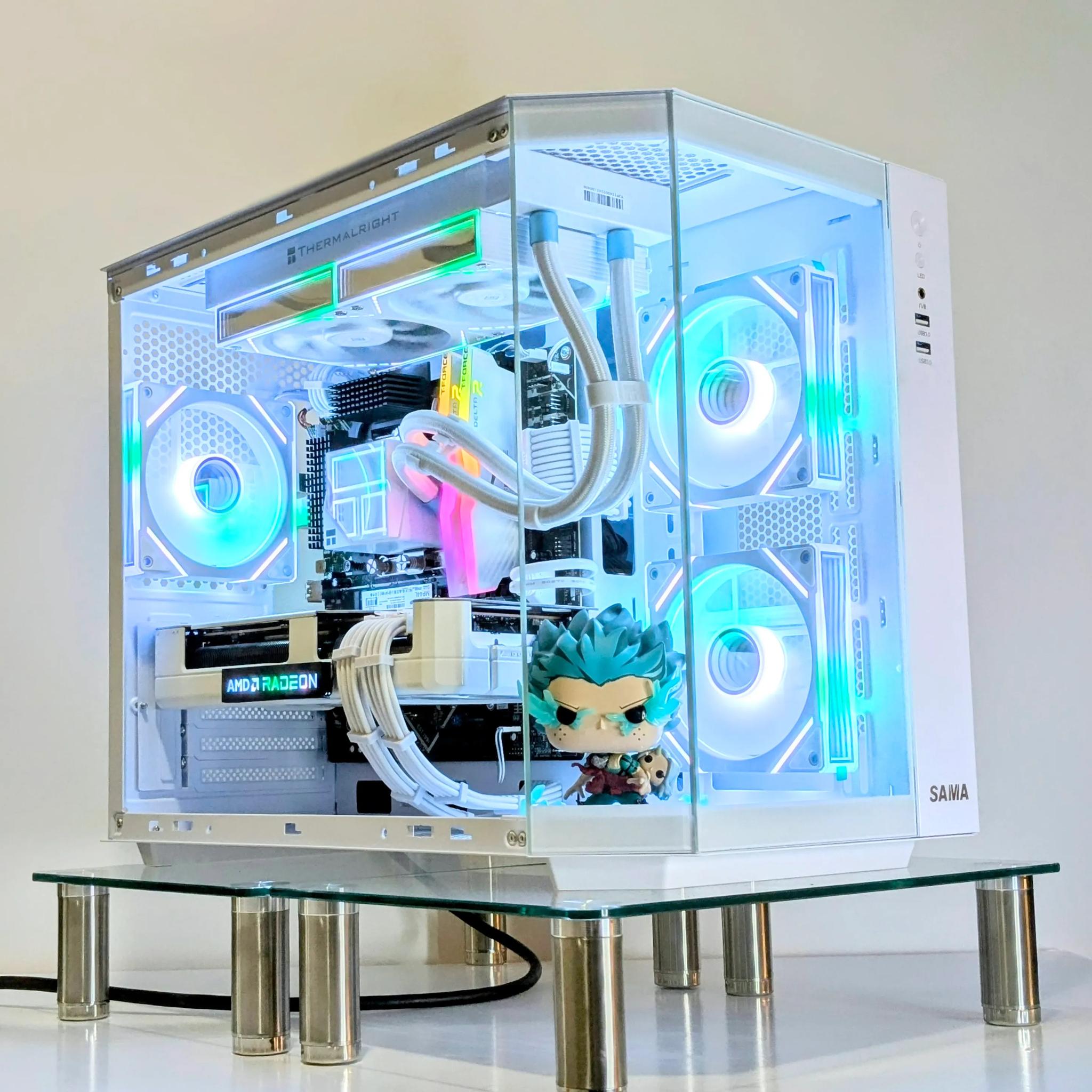 🧊⚡️Infinite Deku 2.0🤍RX 7900GRE🤍I5-12600K🤍Z690(OC*)🤍32GB TFORCE RAM🤍1TB NVMe SSD🤍Windows 11 Pro