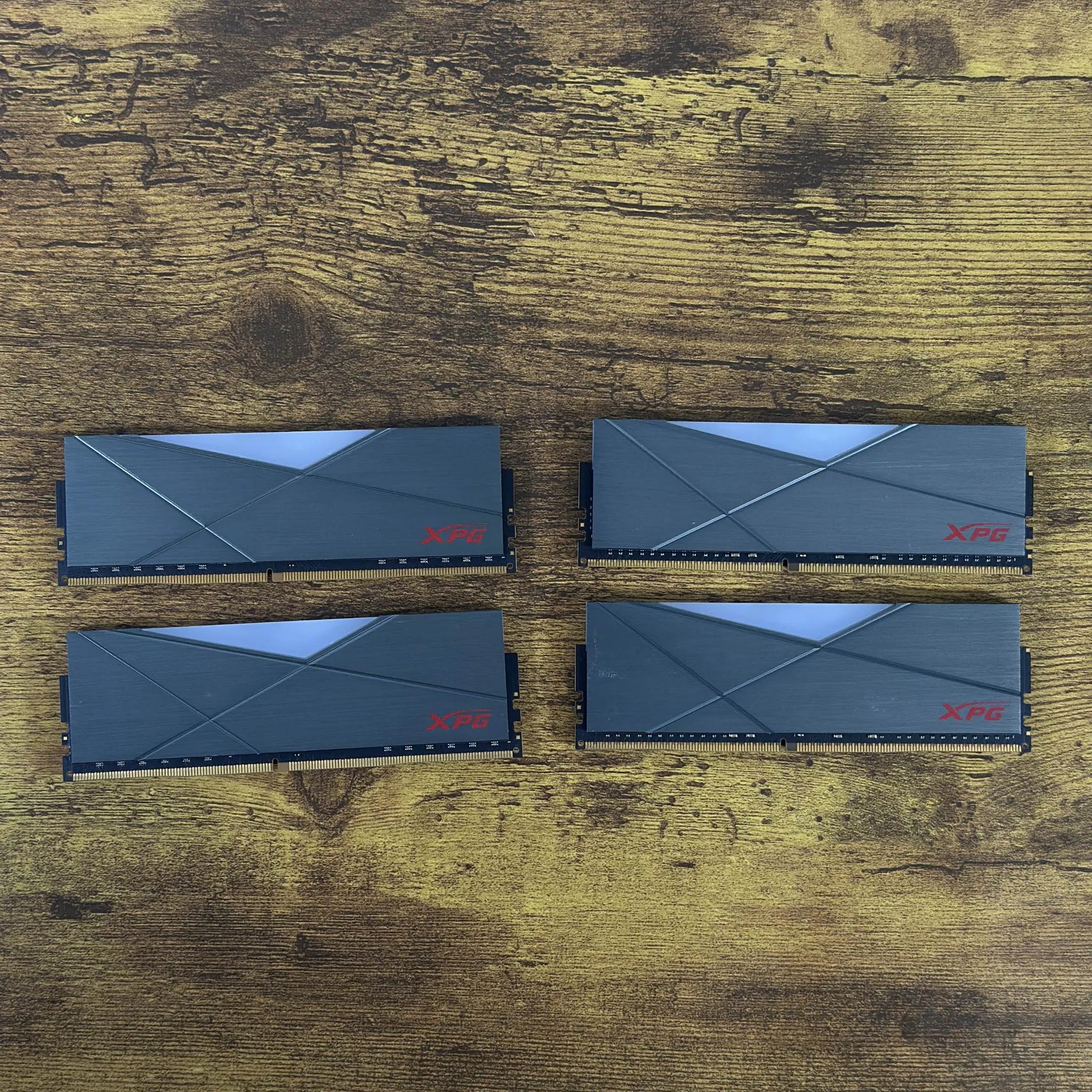 XPG D50 RGB 32GB (4X8GB) DDR4 3200MHz Desktop Memory