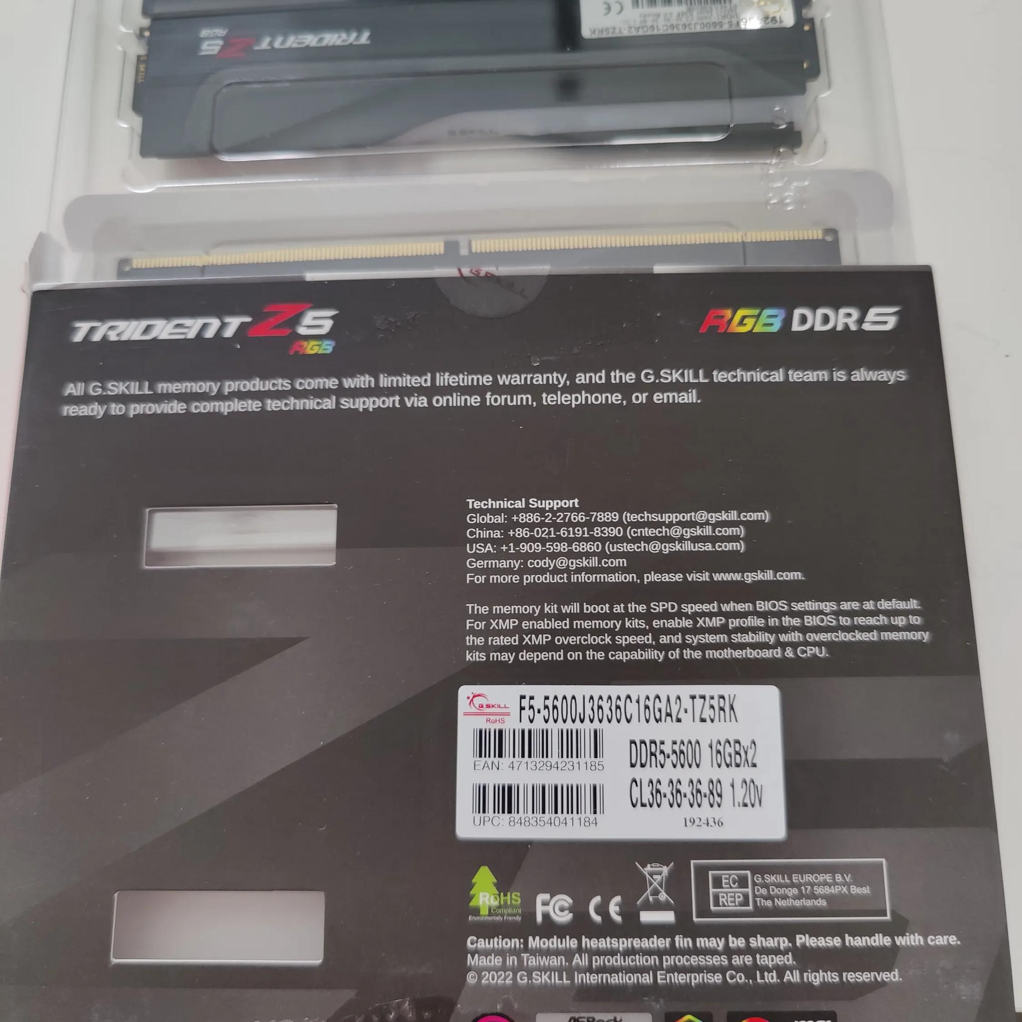 G. Skill Trident z5 32gb kit