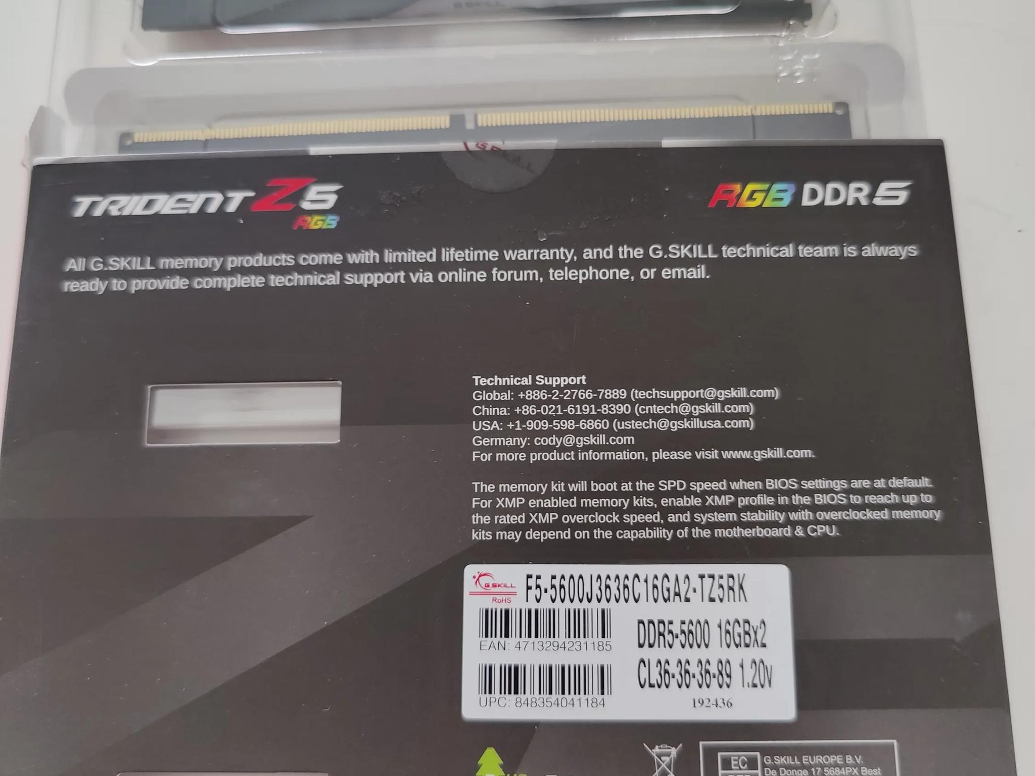 G. Skill Trident z5 32gb kit