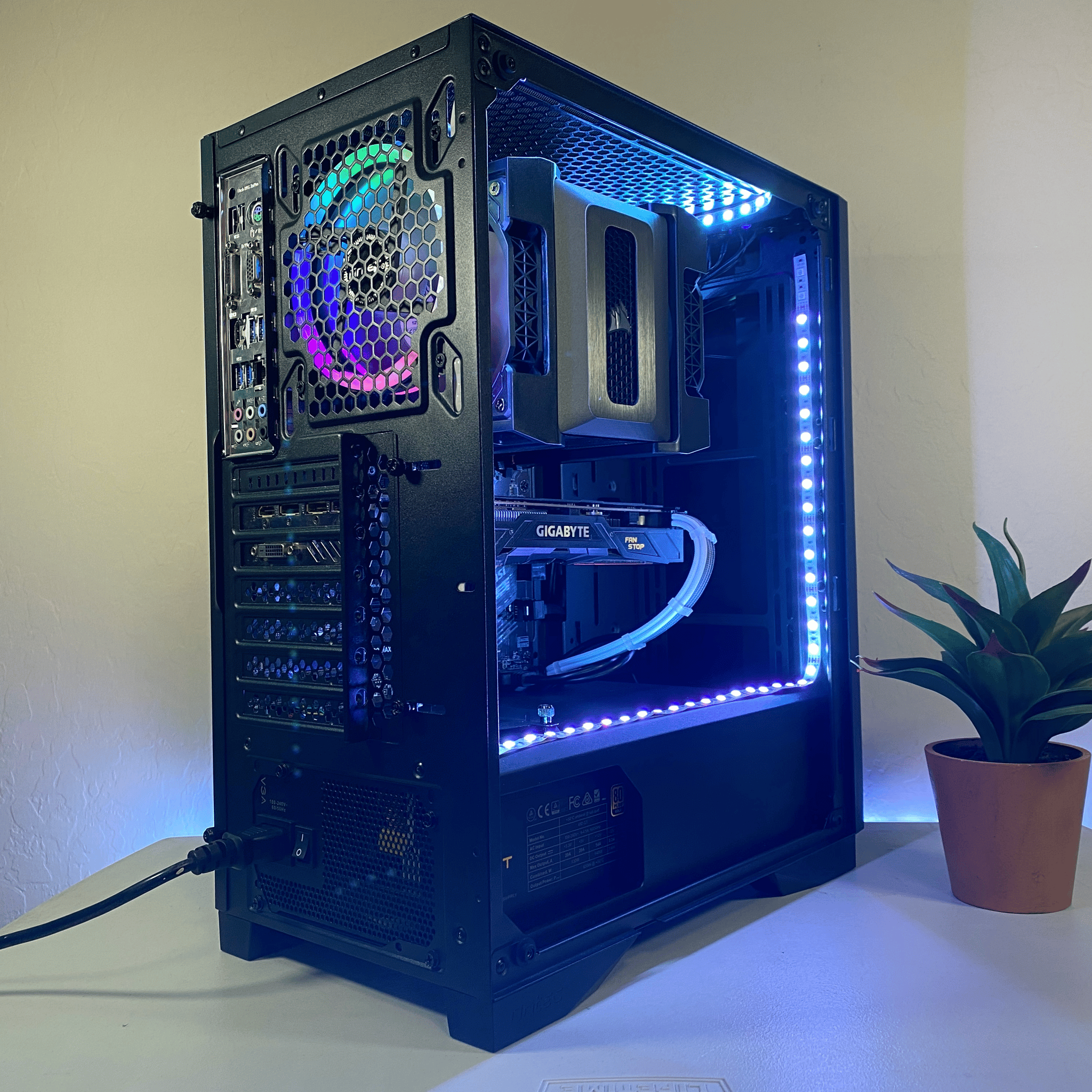Custom Built Ryzen 7 Nvidia 1070 RGB Gaming PC Computer
