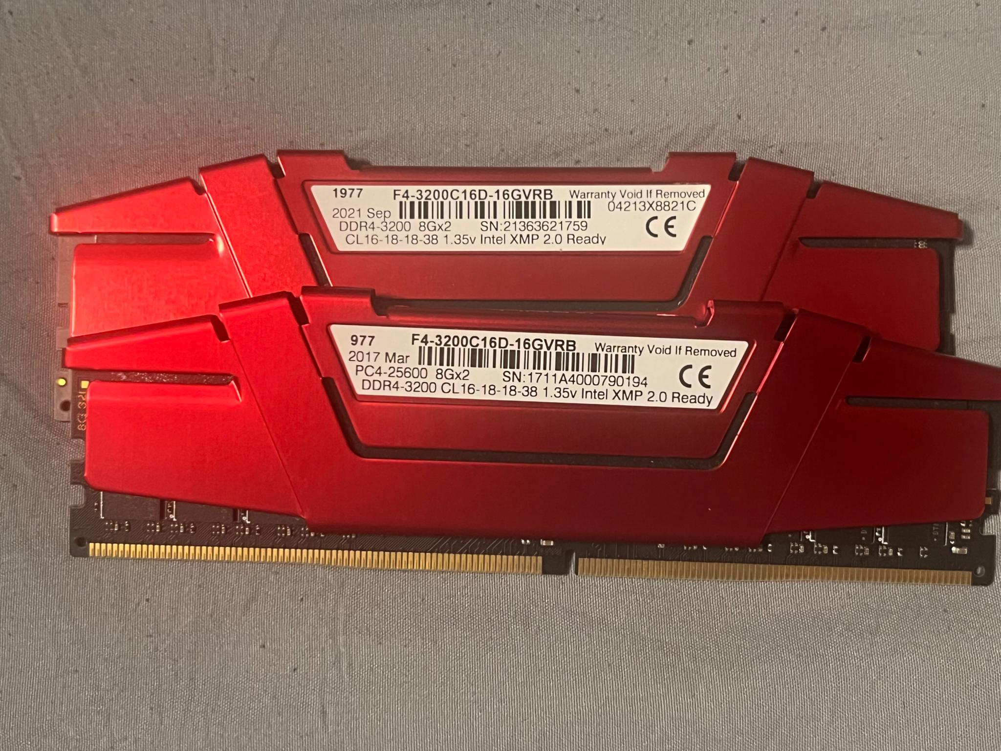 GSkill Ripjaws DDR4 16GB 3200MHz