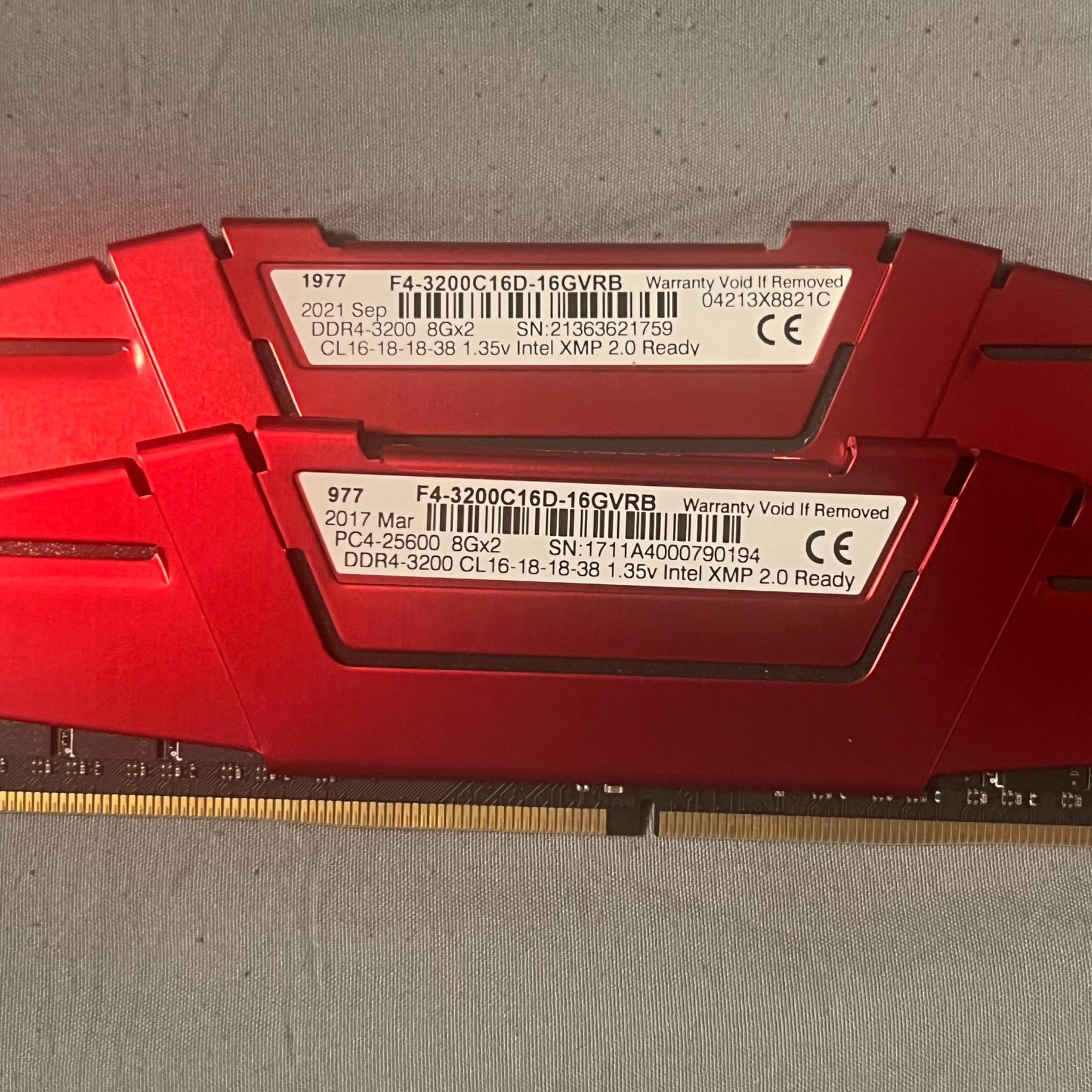 GSkill Ripjaws DDR4 16GB 3200MHz