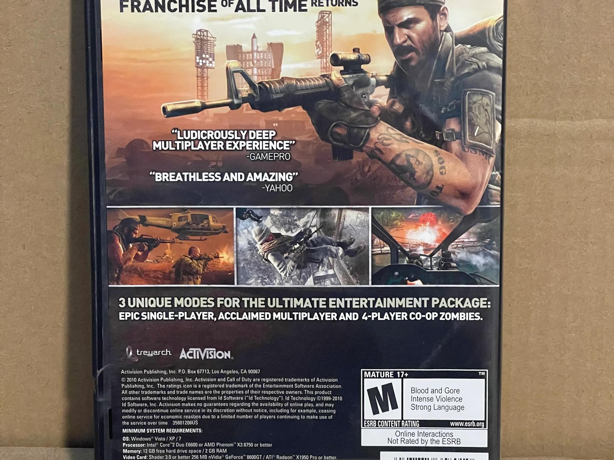Call of Duty Black Ops
