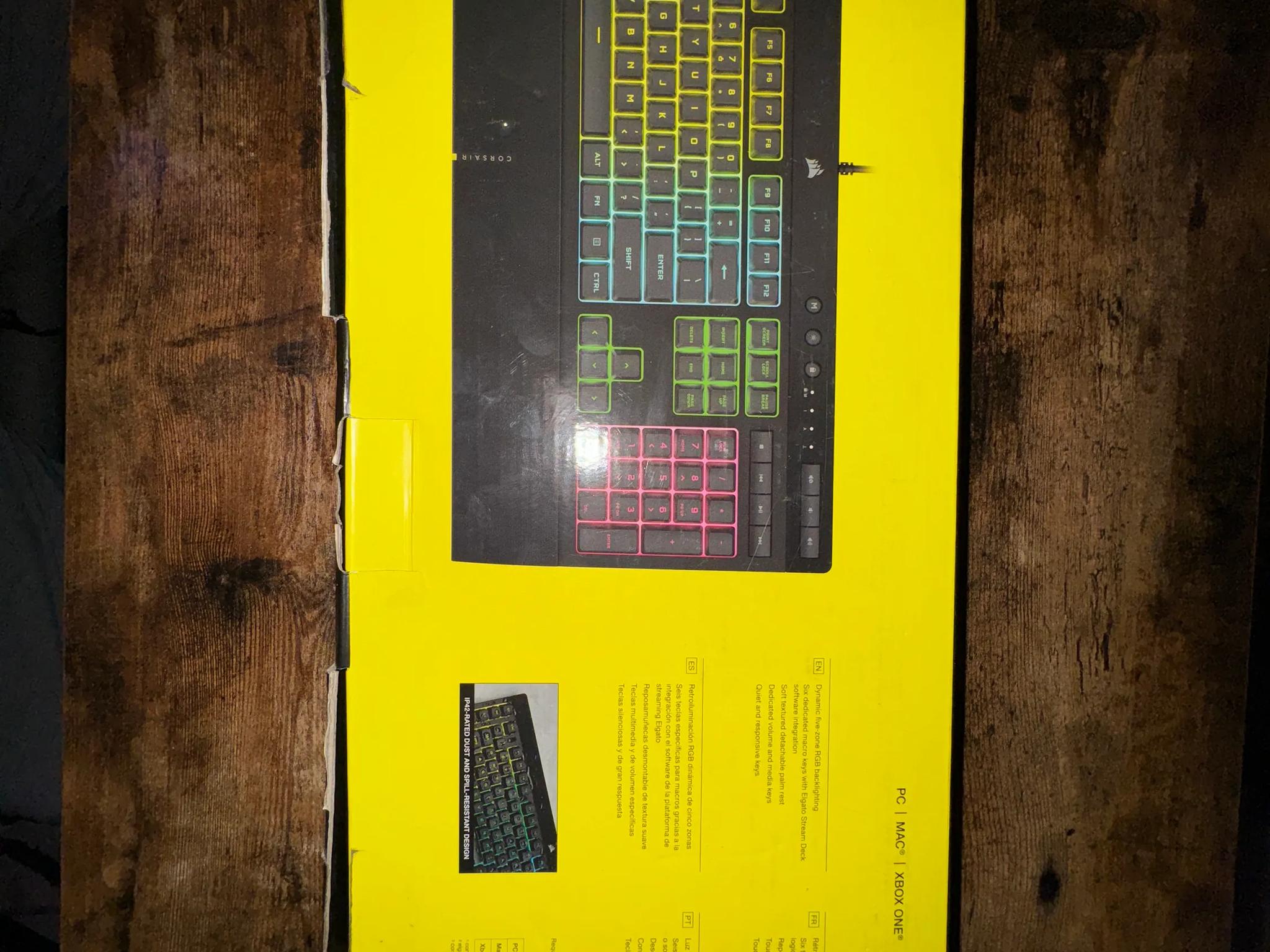 Corsair K55 RGB Pro Complete in Box