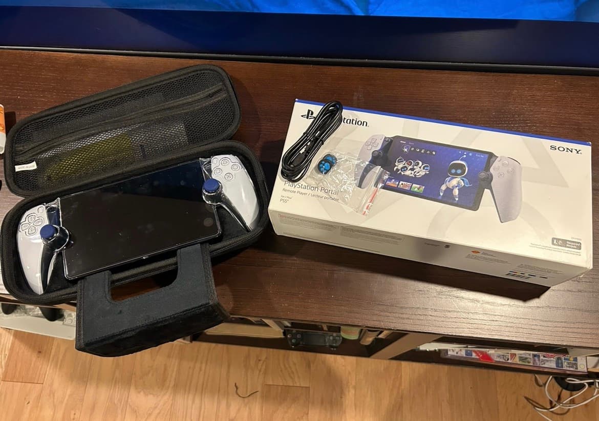 PlayStation Portal with accessories