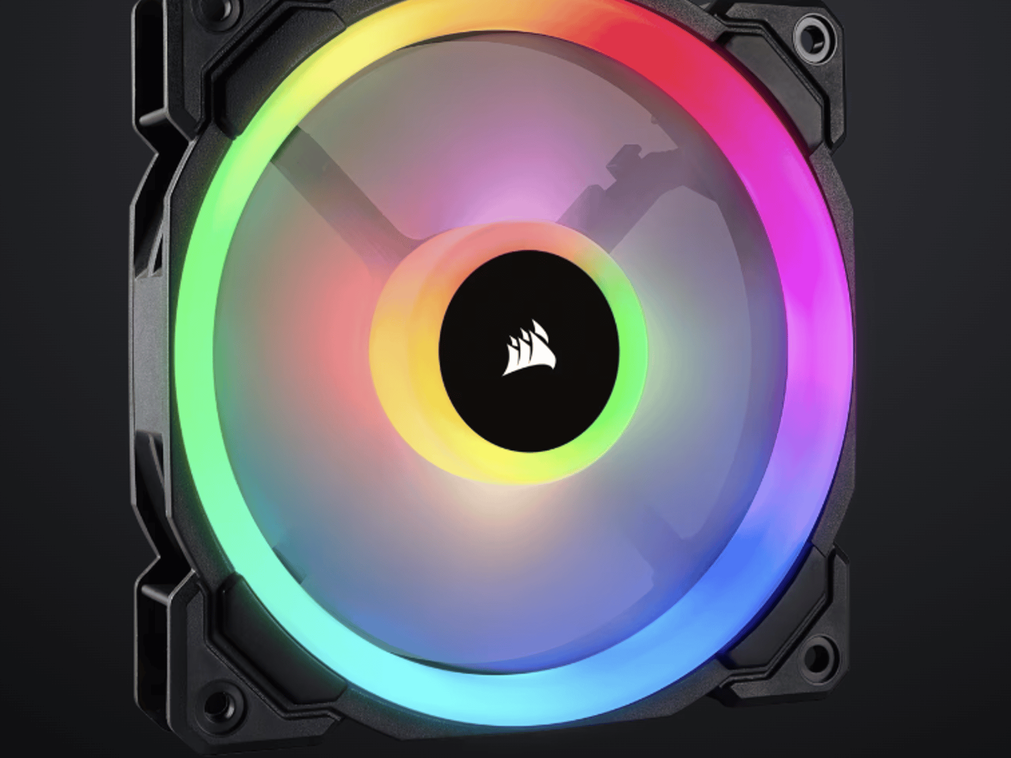 Corsair LL120 RGB Black 120mm Fan 5-Pack Bundle w/ Lighting Node PRO & Hub