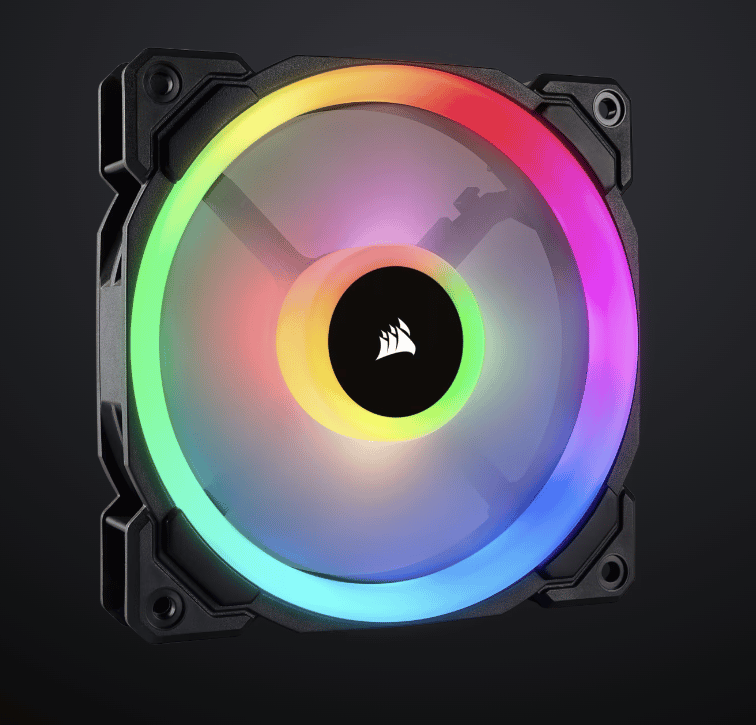 Corsair LL120 RGB Black 120mm Fan 5-Pack Bundle w/ Lighting Node PRO & Hub