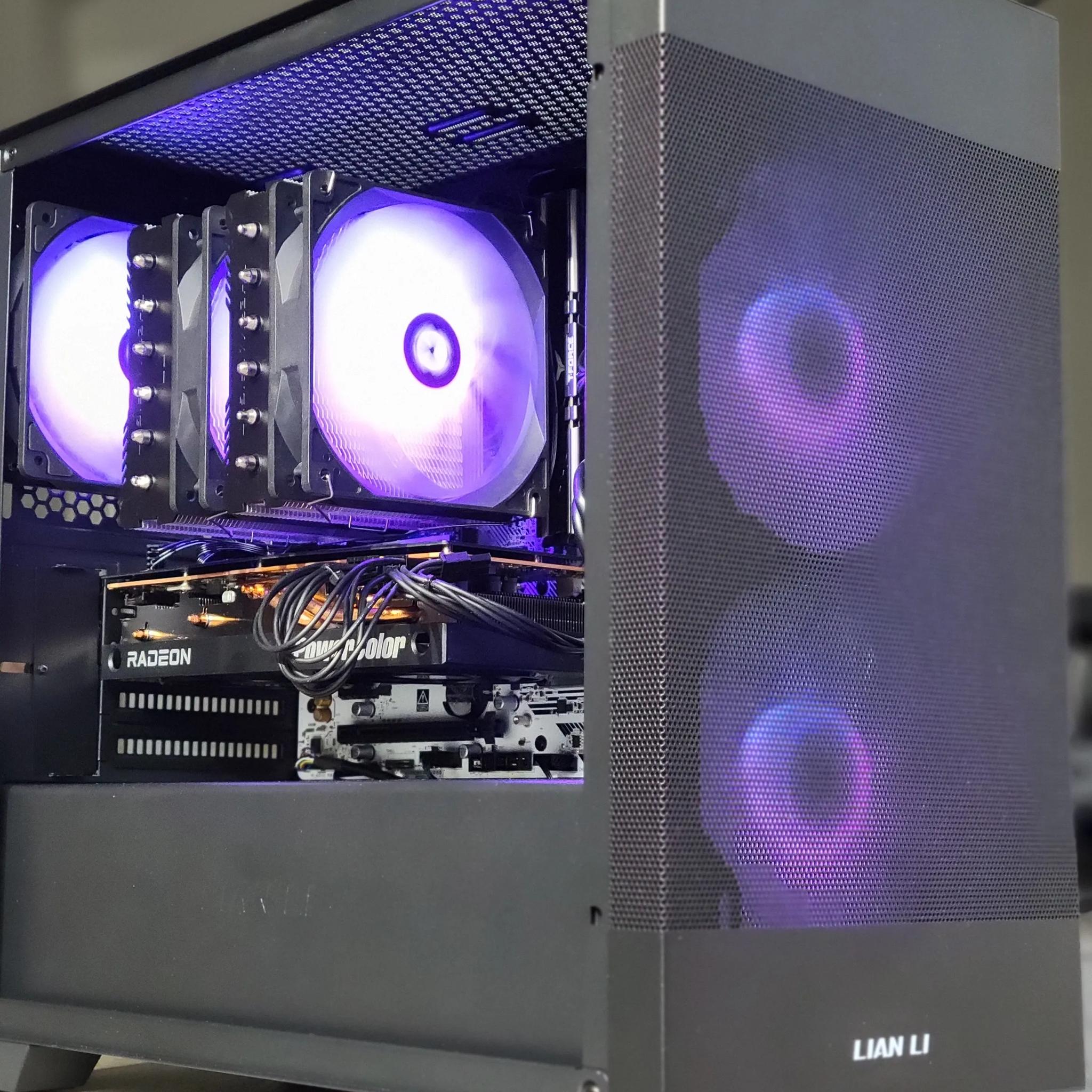 1440p Gaming Desktop PC, Ryzen 7 5700X3d, AMD RX 6750 XT, 1TB SSD, 16GB DDR4