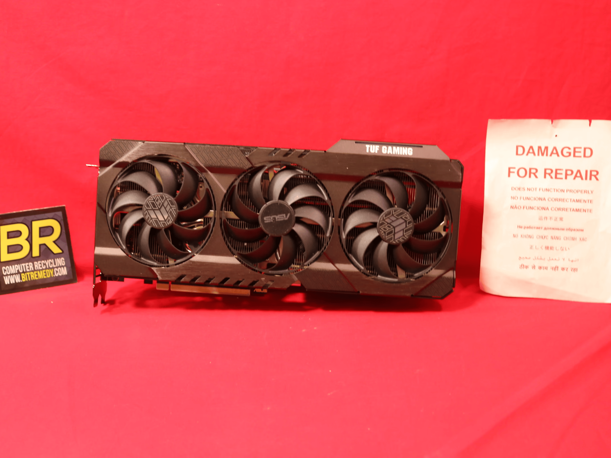 *AS IS/FOR REPAIR* ASUS TUF Gaming GeForce RTX 3060 OC V2 12GB GDDR6 GPU TUF-RTX3060-O12G-V2-GAMING