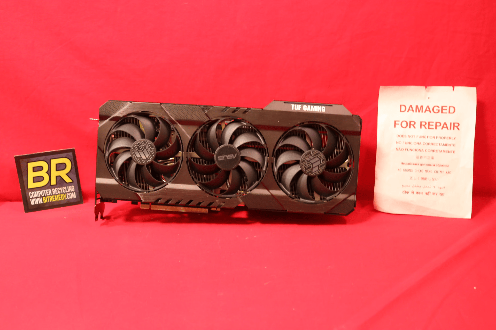*AS IS/FOR REPAIR* ASUS TUF Gaming GeForce RTX 3060 OC V2 12GB GDDR6 GPU TUF-RTX3060-O12G-V2-GAMING