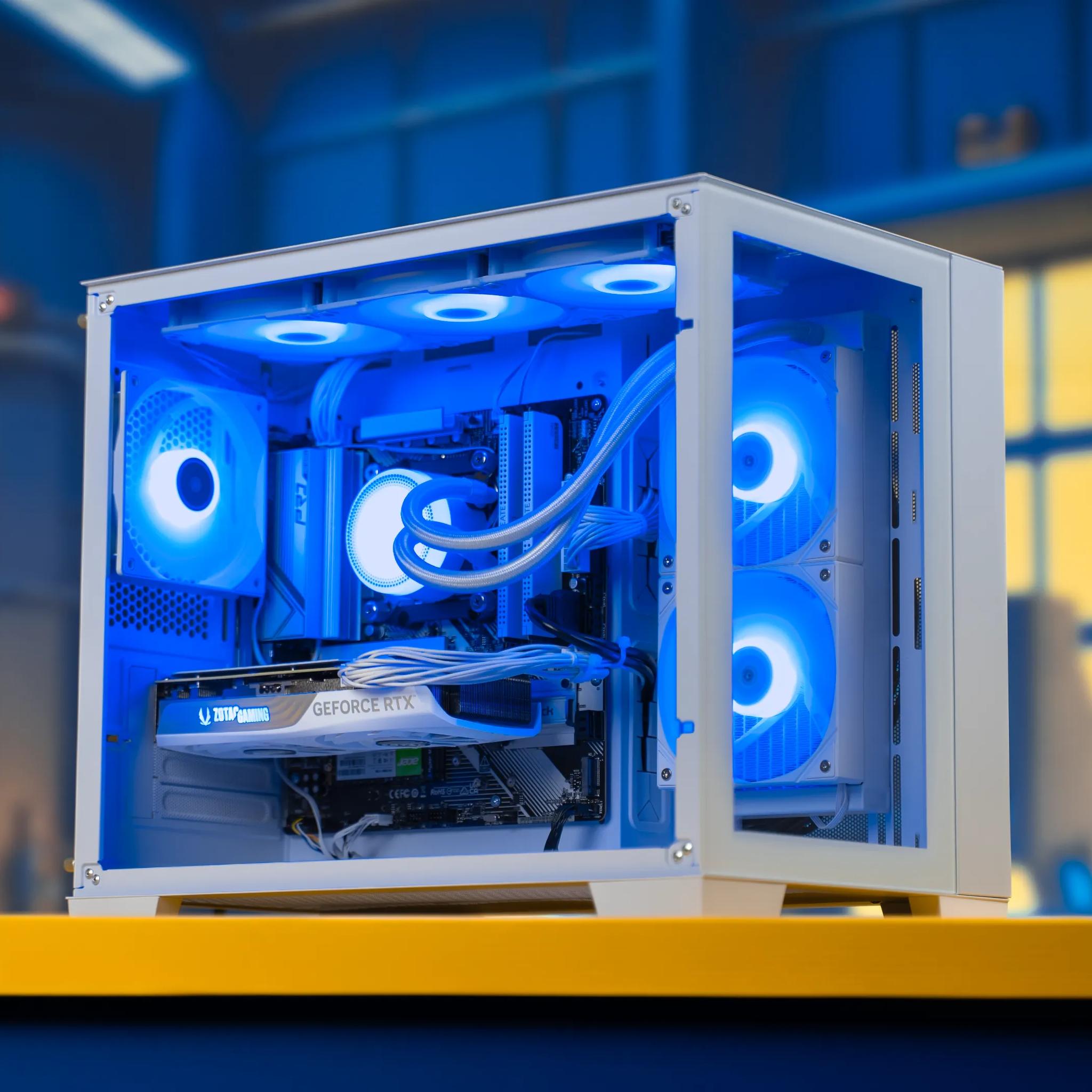 “Cypheroso” RTX 4070 Ryzen 5 7600 32GB Windows 11 2TB 4K Workstation Gaming PC