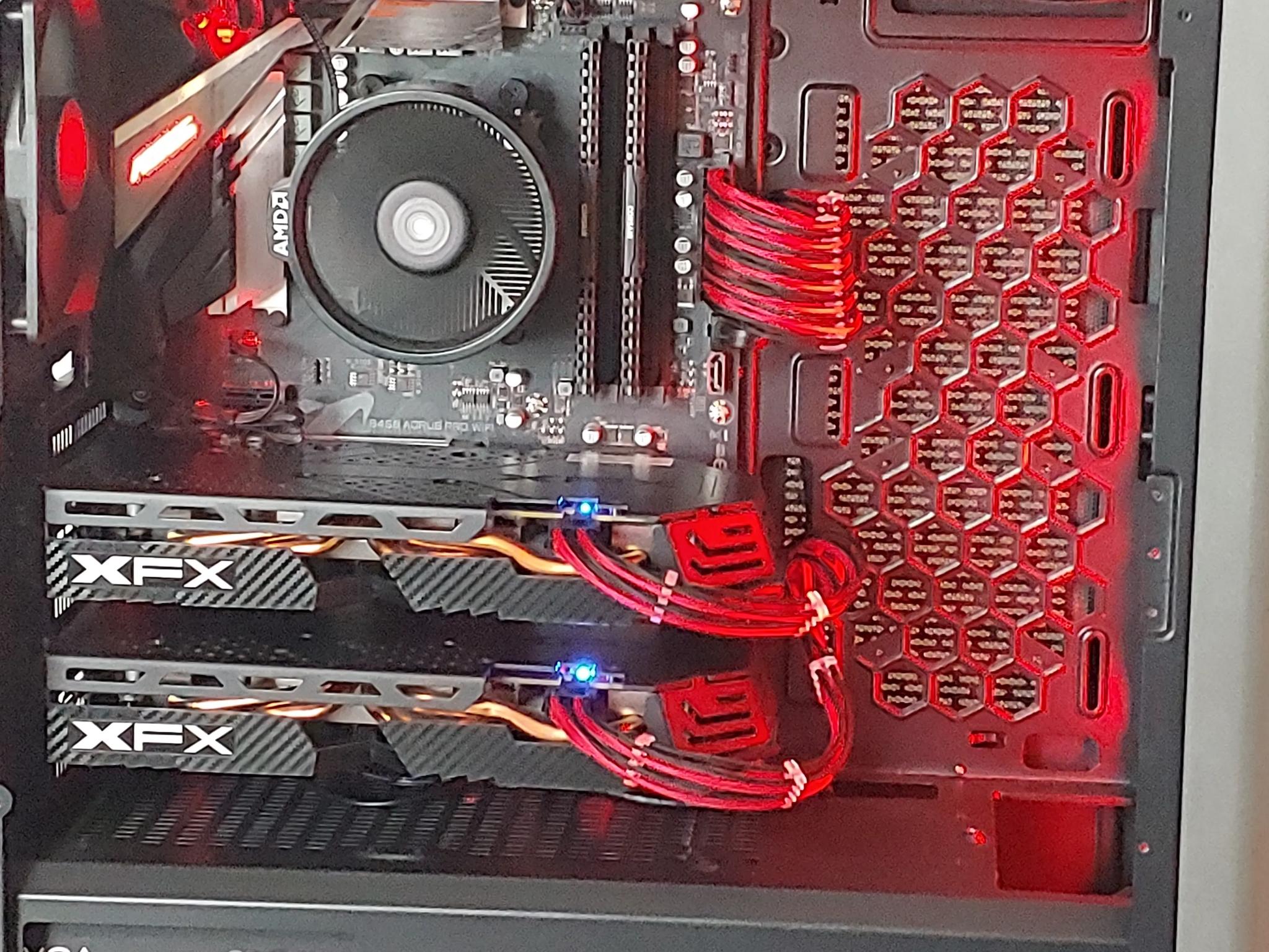 Dual RX 580 • Ryzen 5 1600 • 2 TB SSD • Clean Level 20 MT Build