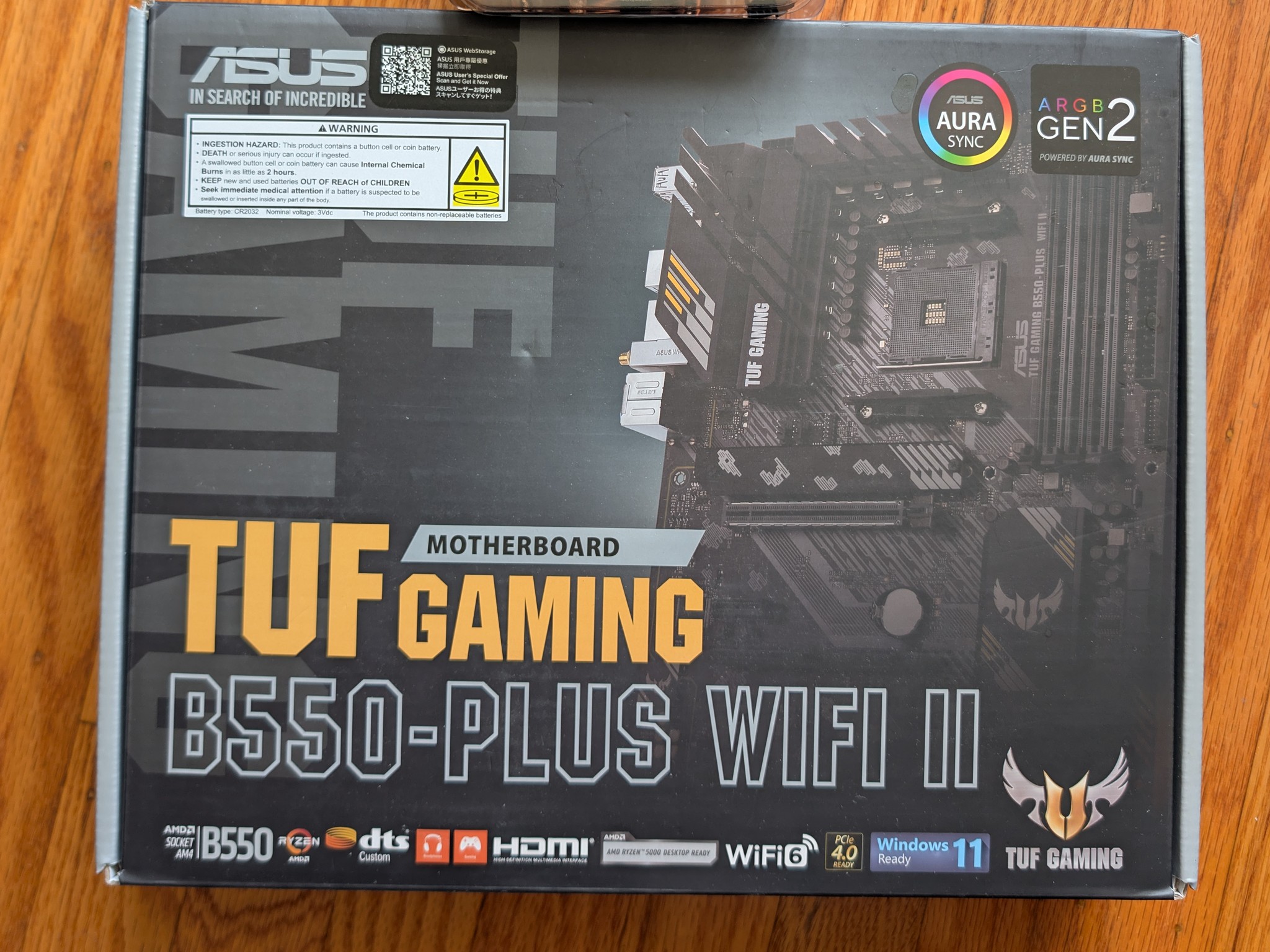 ASUS TUF Gaming B550-PLUS WiFi II – Excellent Condition | Perfect for Ryzen 5000