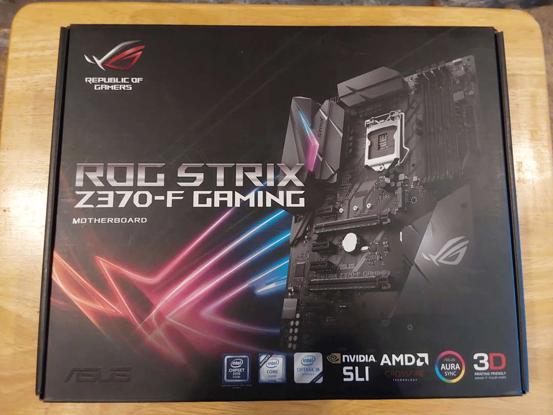 NEW Asus ROG STRIX Z370-F GAMING ATX LGA1151 Motherboard (Intel 8th ...